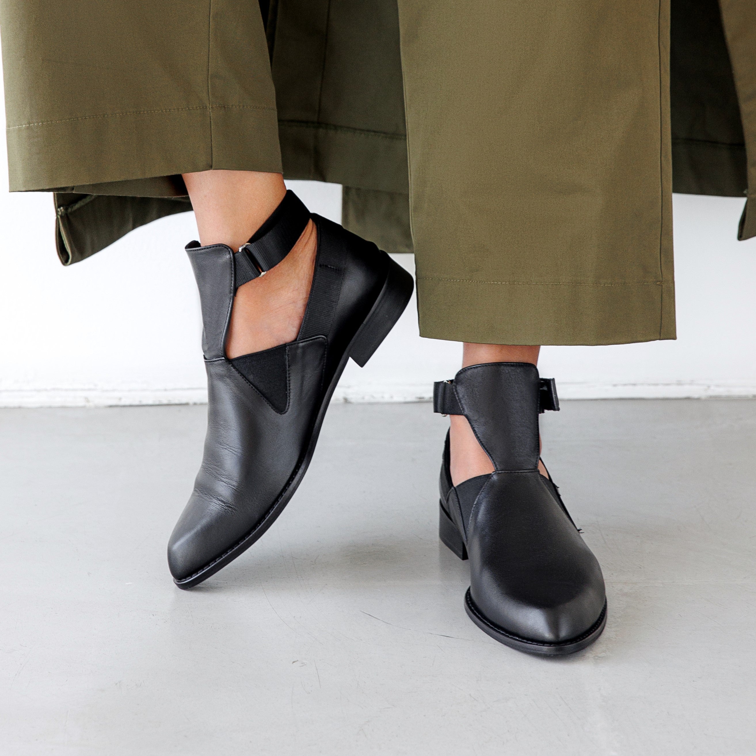 Mirah black boot - THUNA