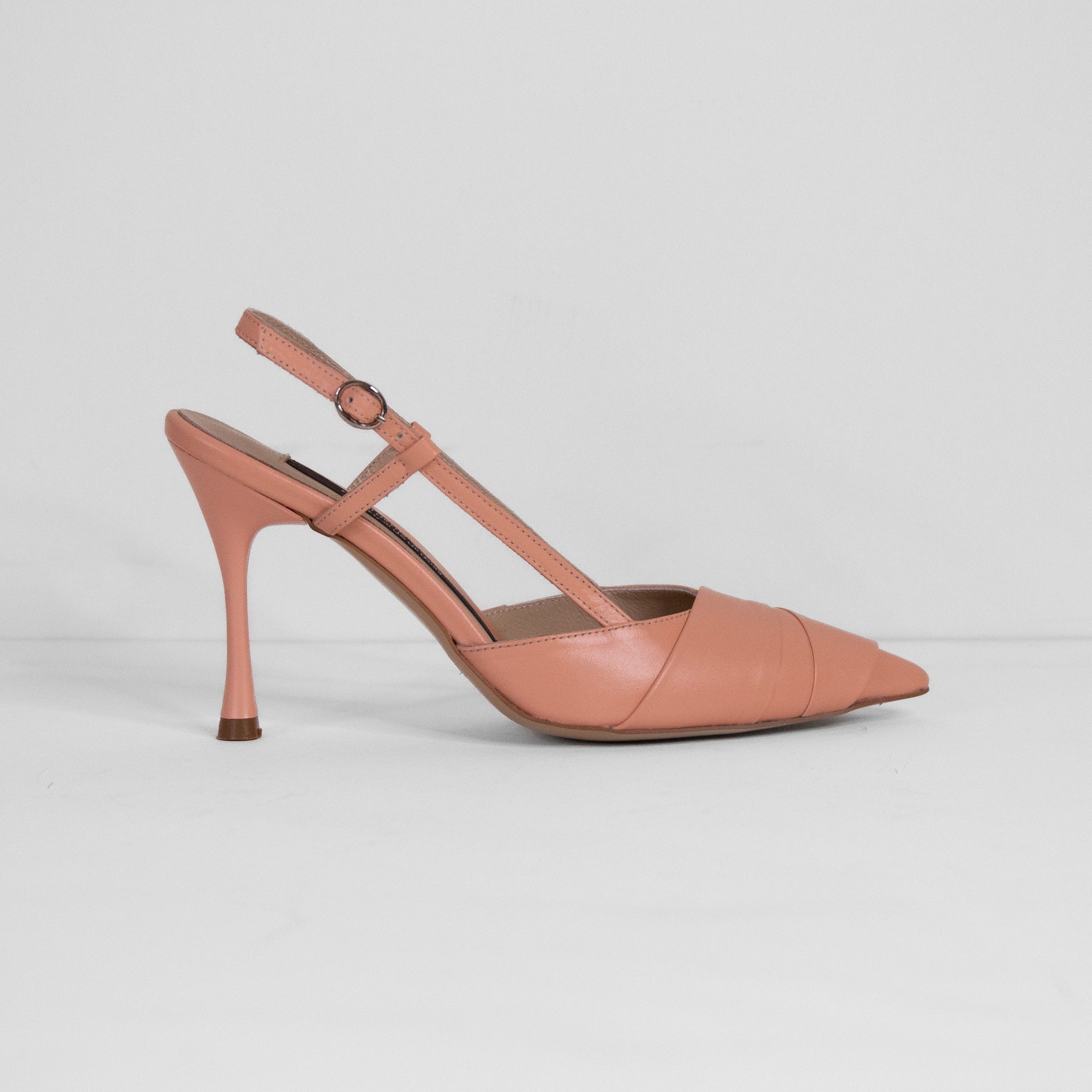 Aaliyah salmon heel - THUNA
