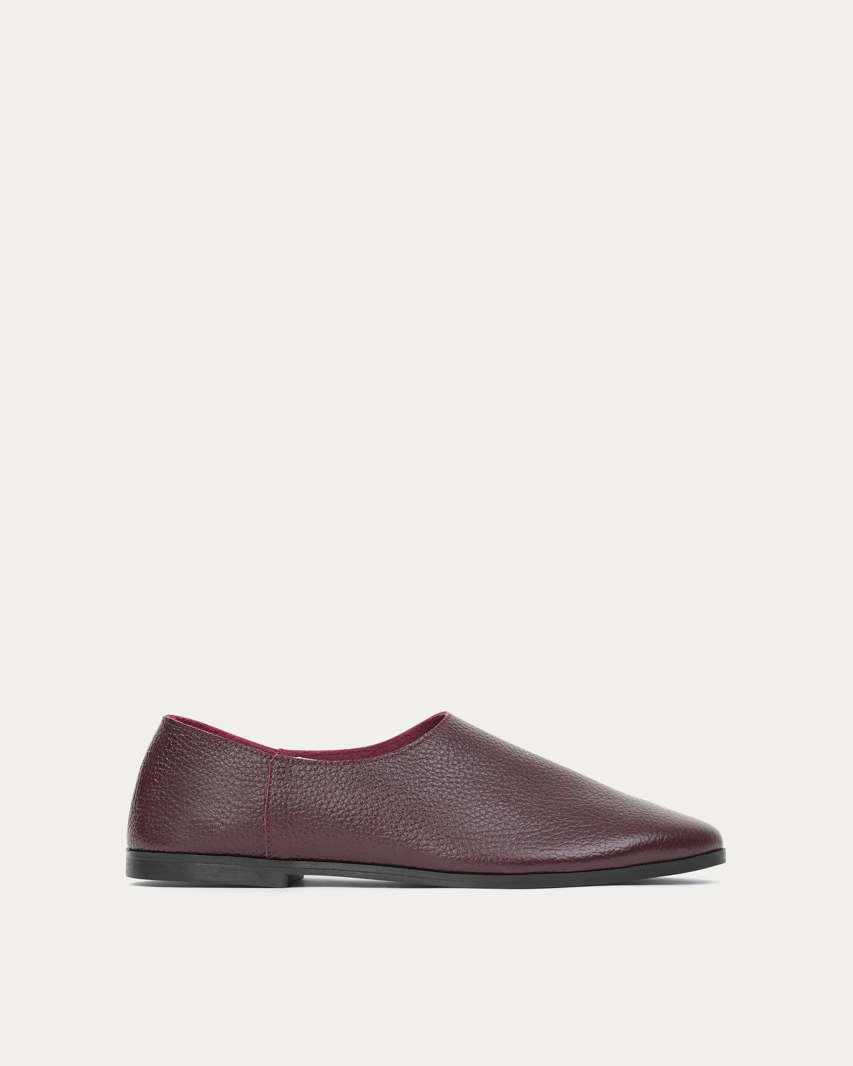 Adeela maroon loafer