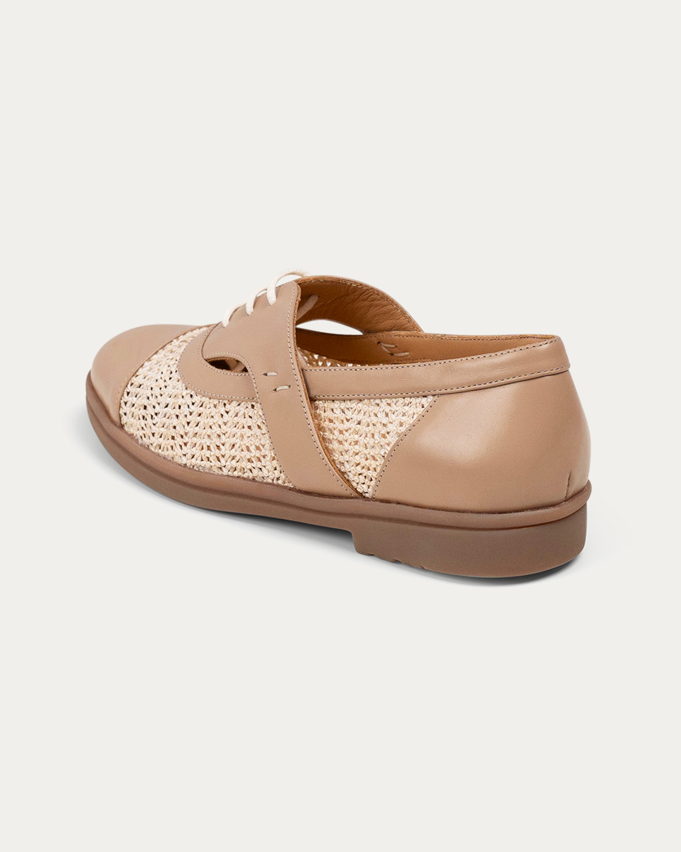 Aila beige- loafer - THUNA - Kuwait - shoes