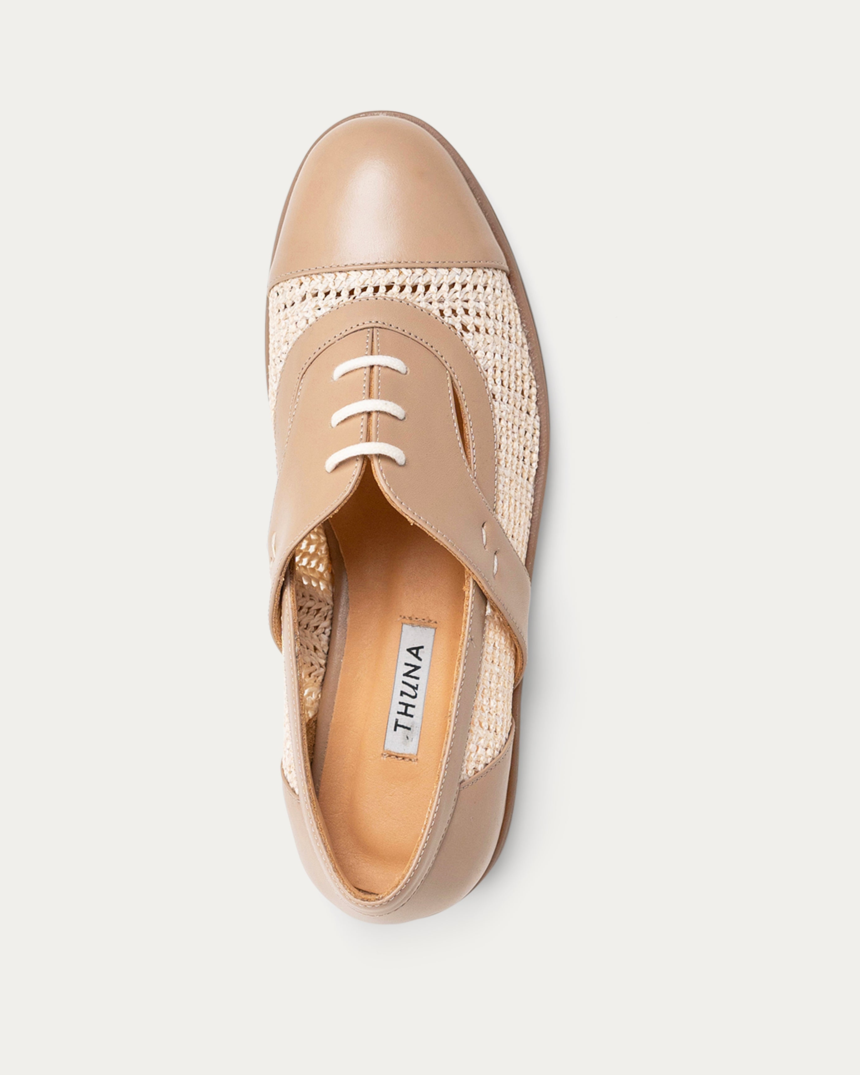 Aila beige- loafer - THUNA - Kuwait - shoes
