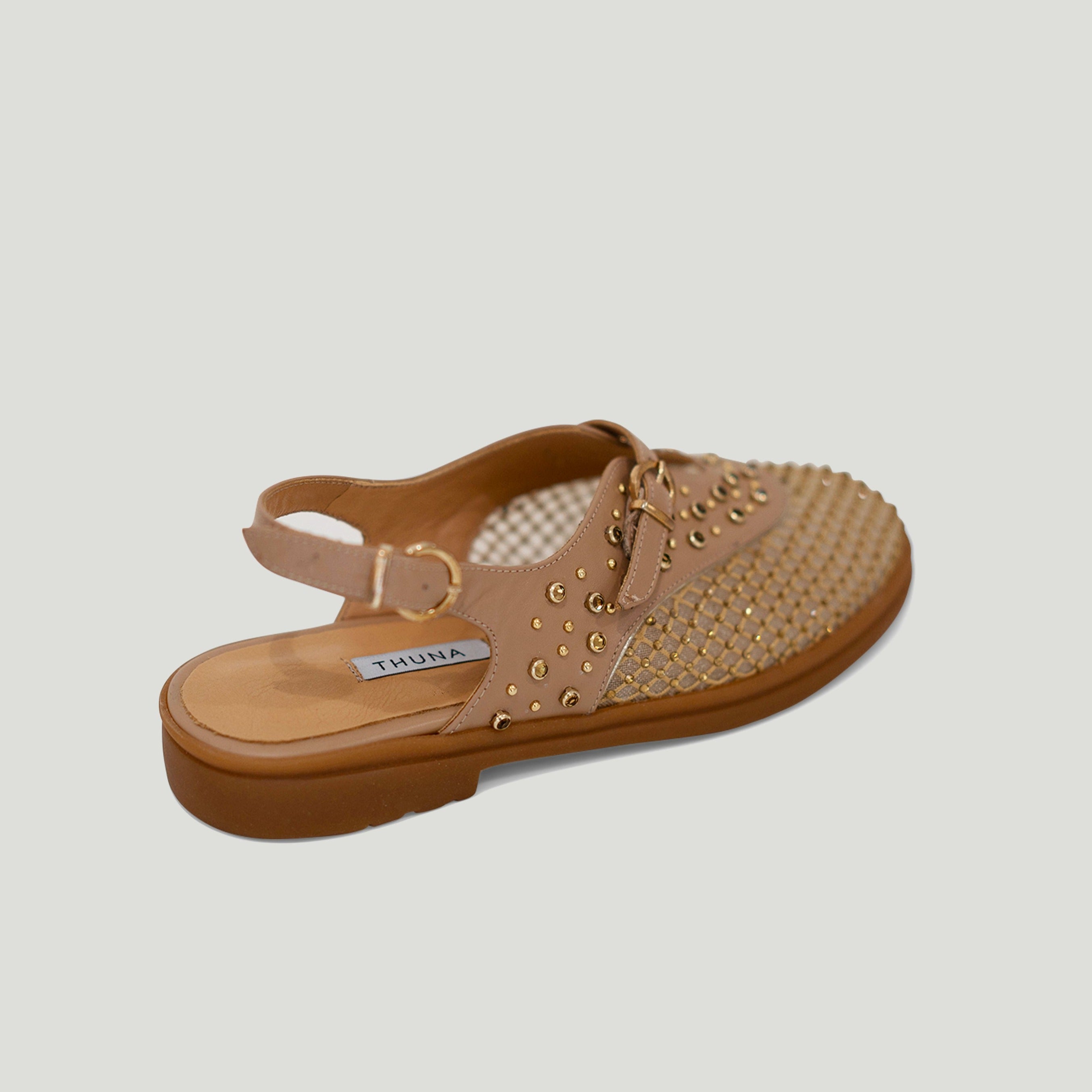 Allura beige sandal - THUNA