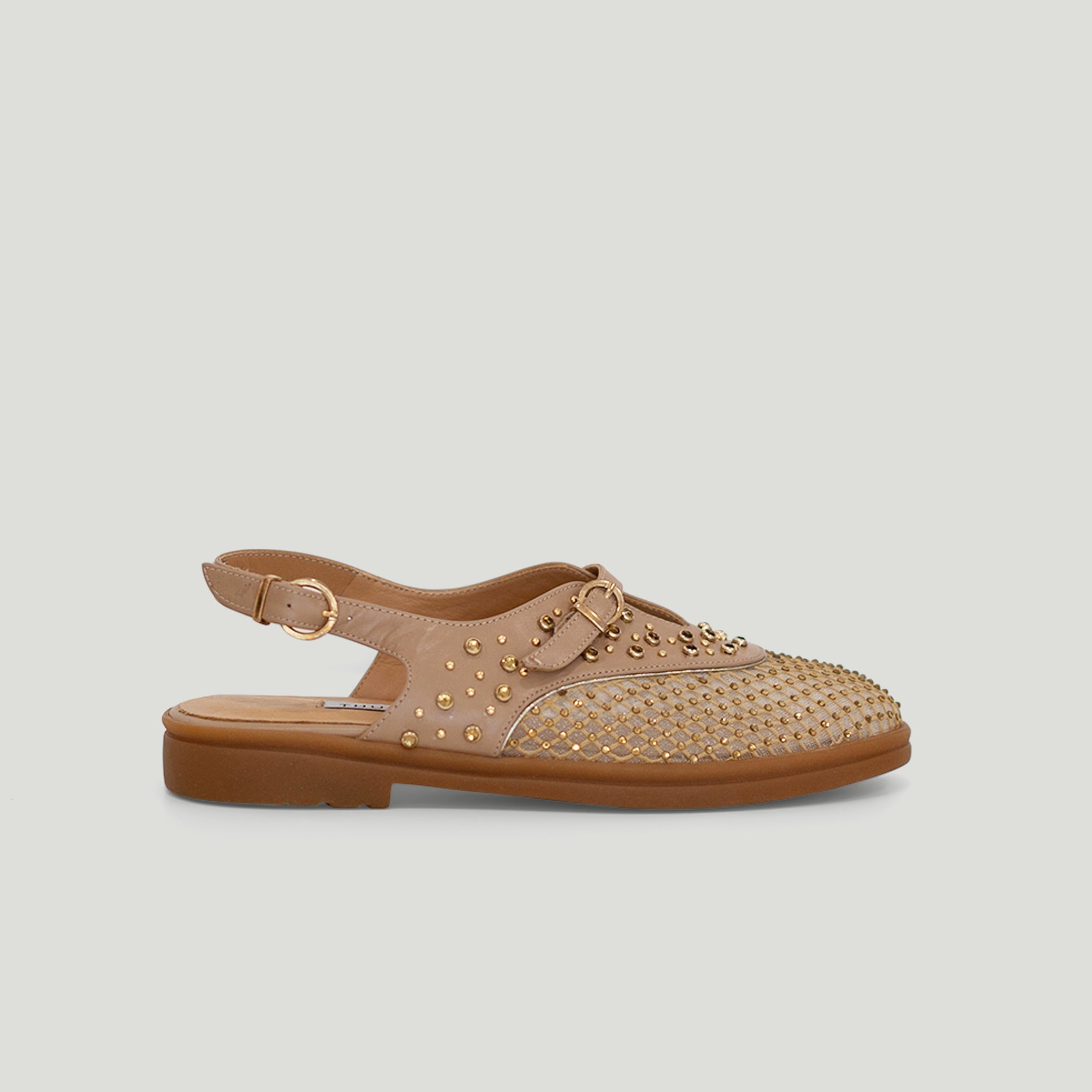 Allura beige sandal - THUNA - kuwait - Ksa- shoes