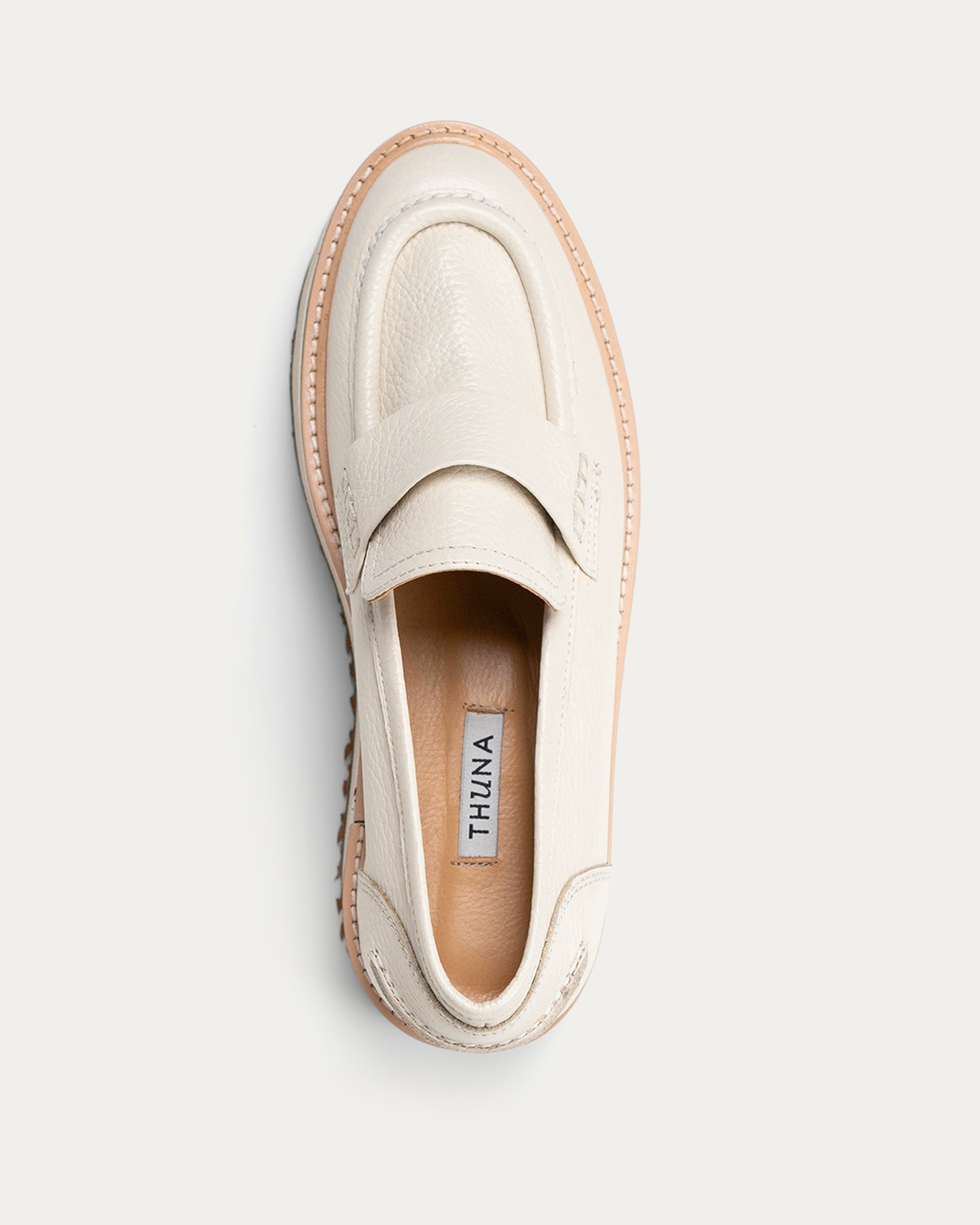 Amara cream- platform - THUNA - Kuwait - shoes