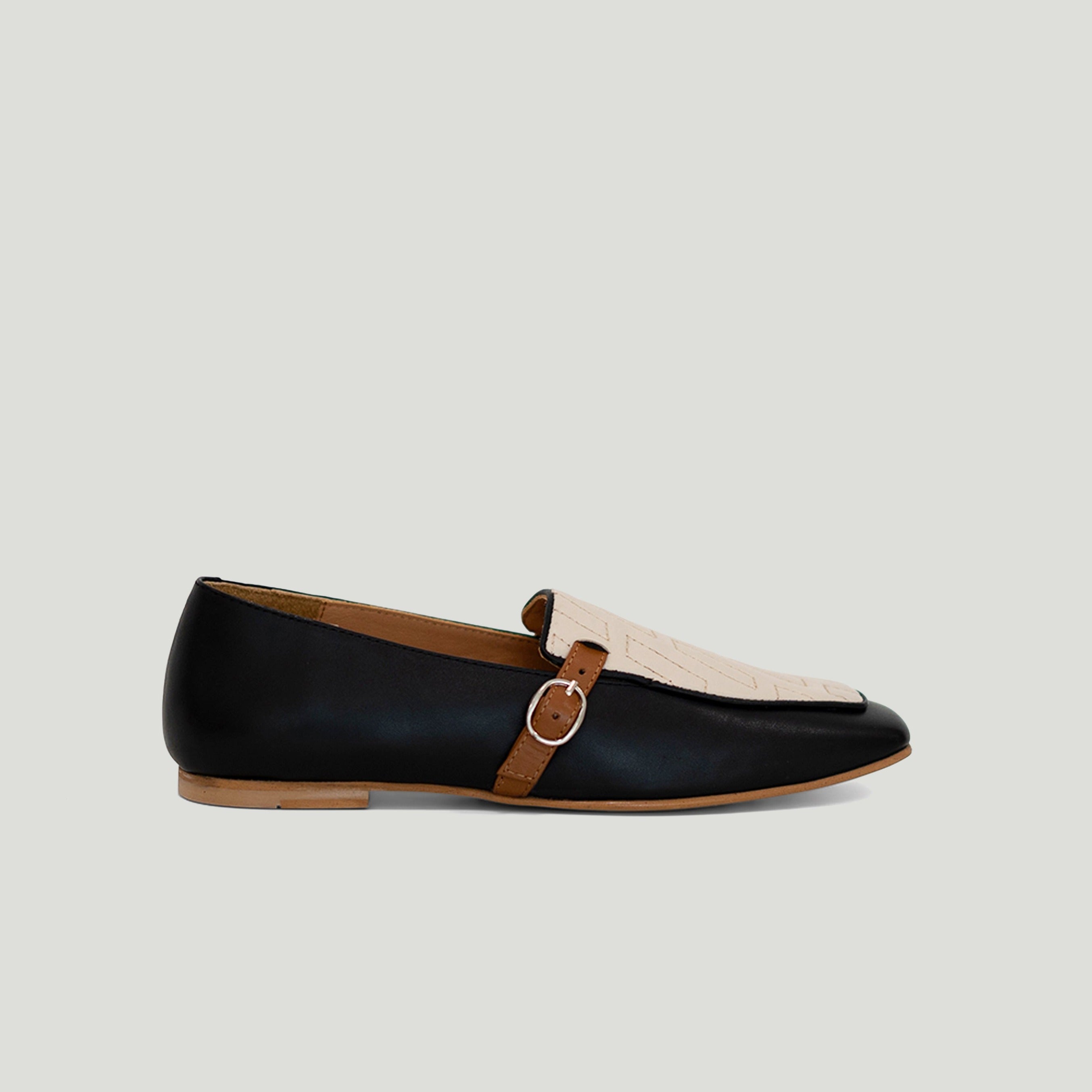 Amber black loafer - THUNA