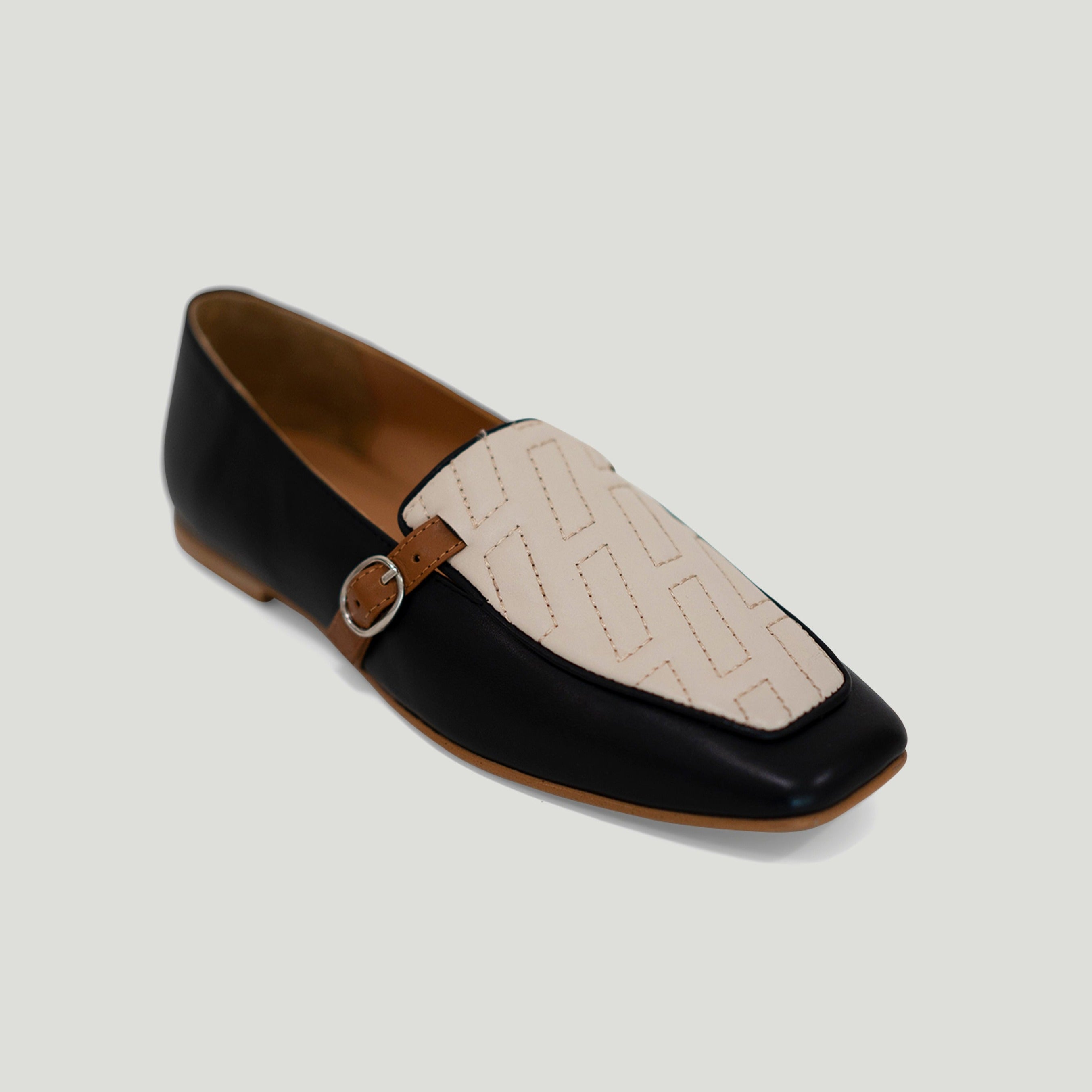 Amber black loafer - THUNA