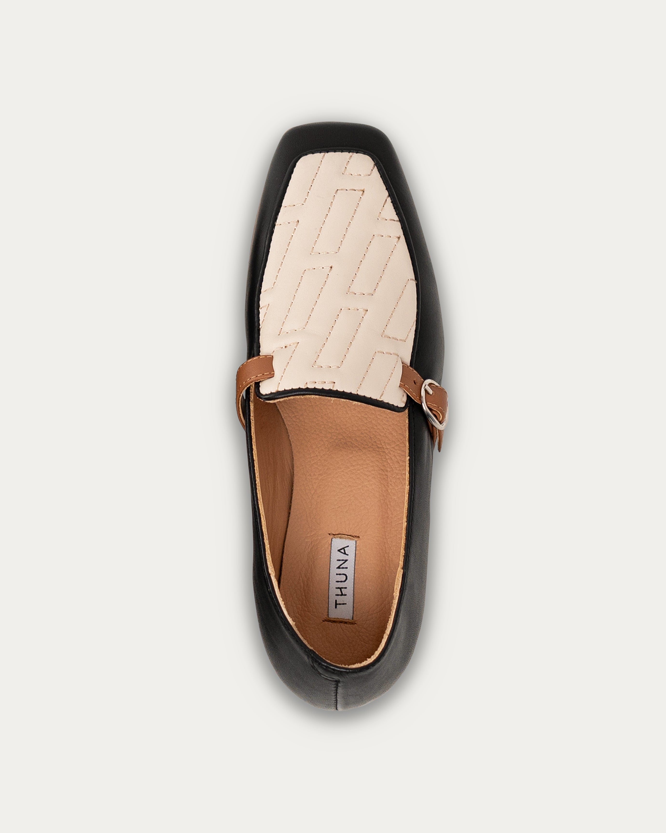 Amber black loafer - THUNA