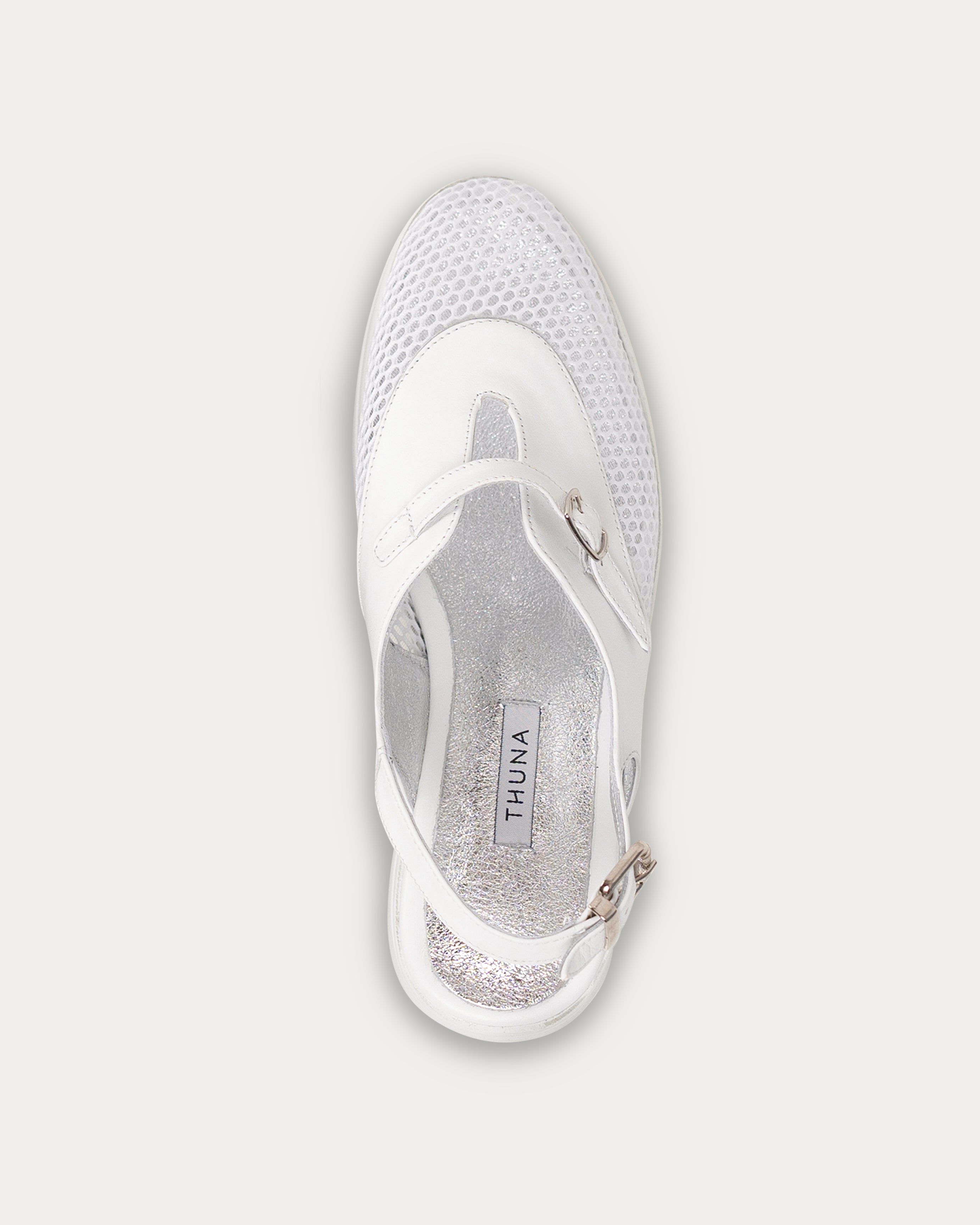 Aurora white sandal - THUNA