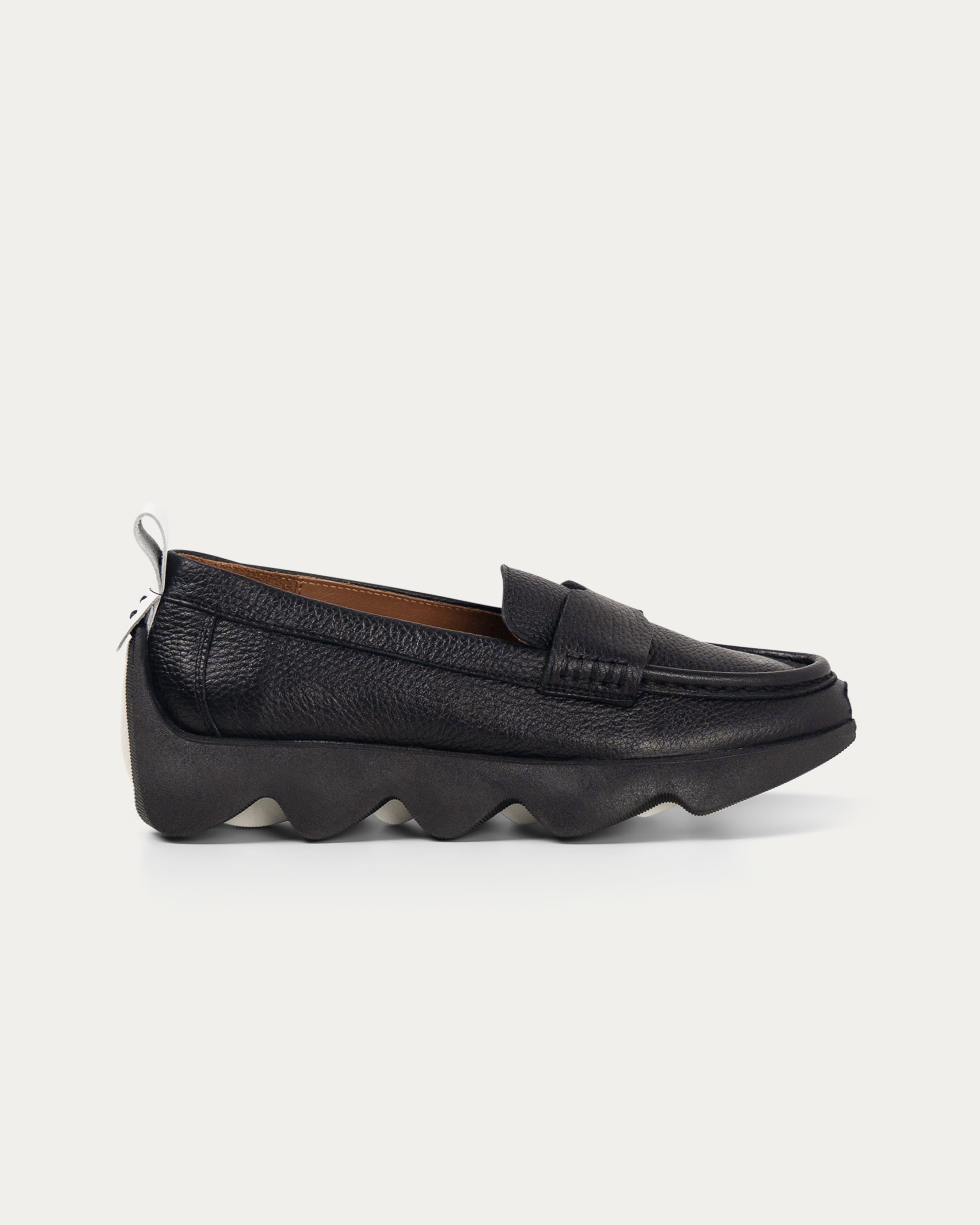 Dahlia black loafer - THUNA