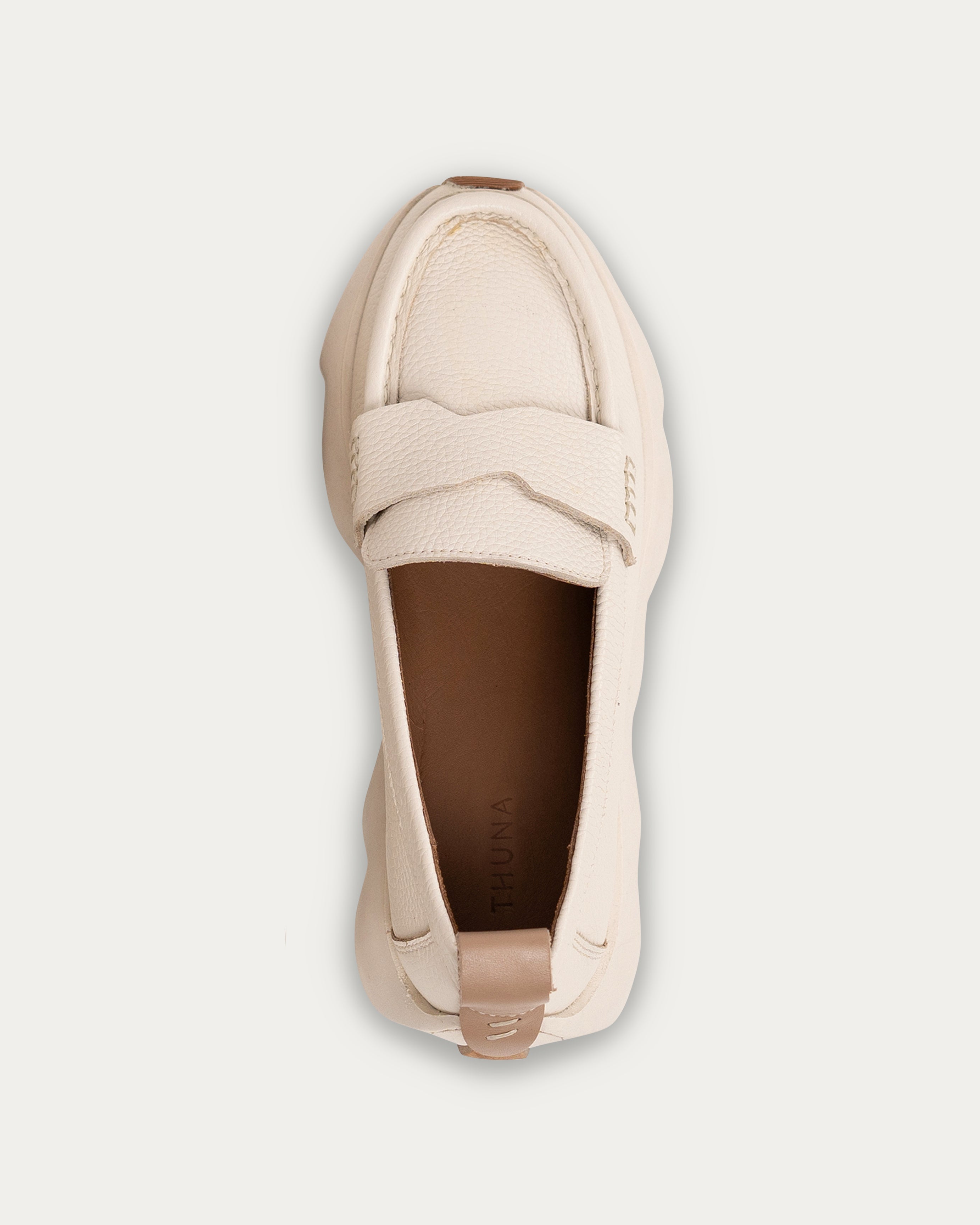 Dahlia cream loafer - THUNA - Shoes - Kuwait - KSA