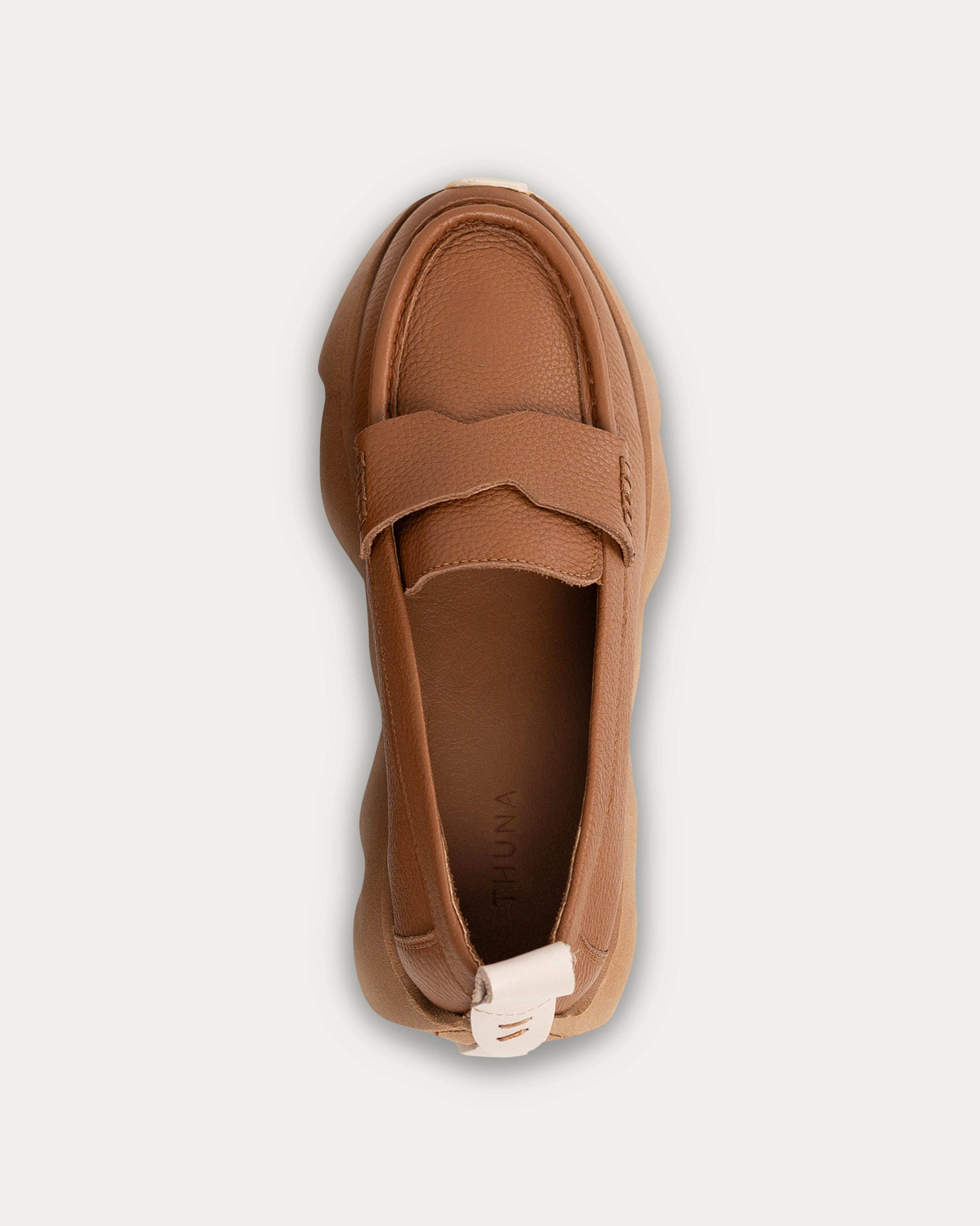 Dahlia tan loafer - THUNA