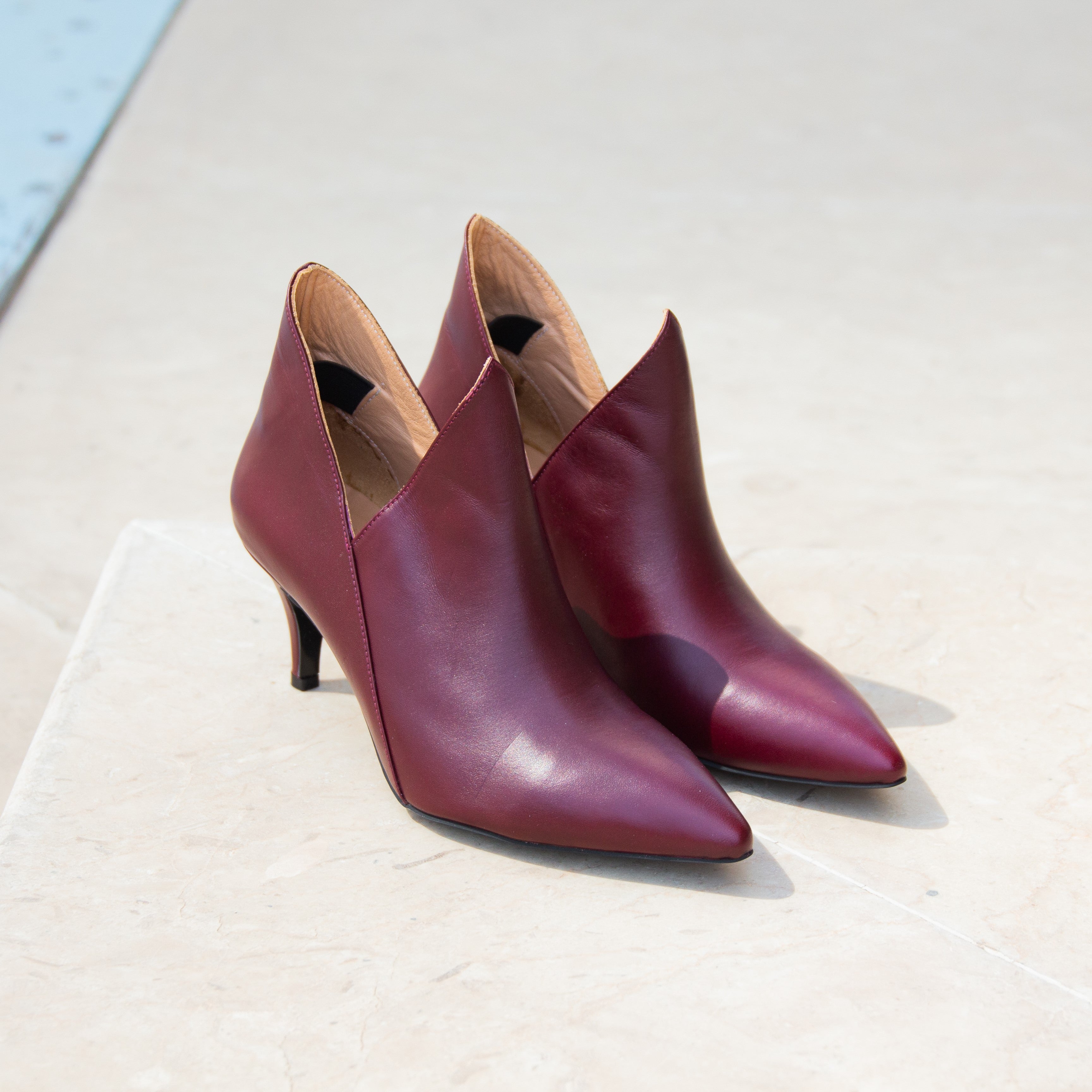 Elara bordeaux boot - THUNA