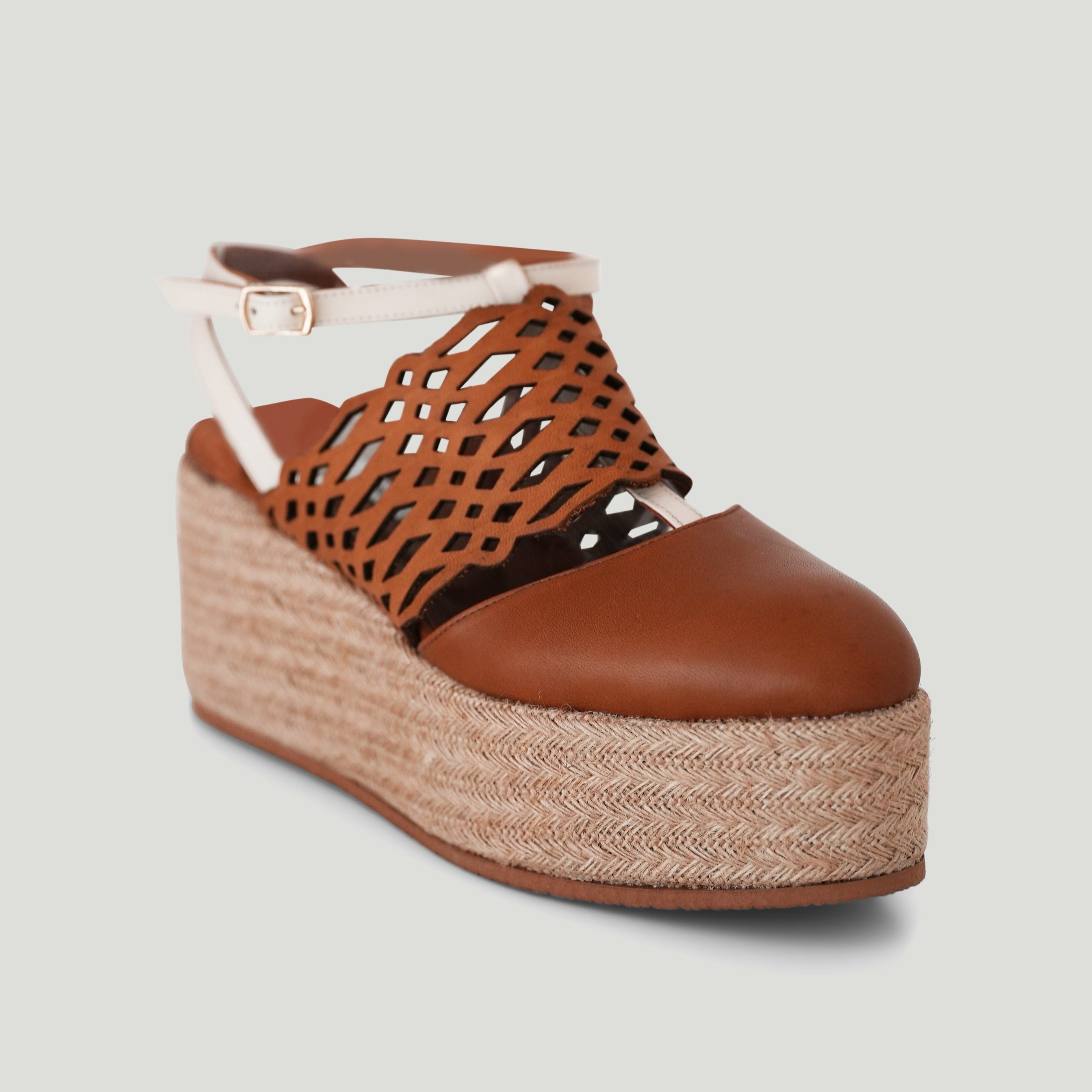 Falak brown platform - THUNA