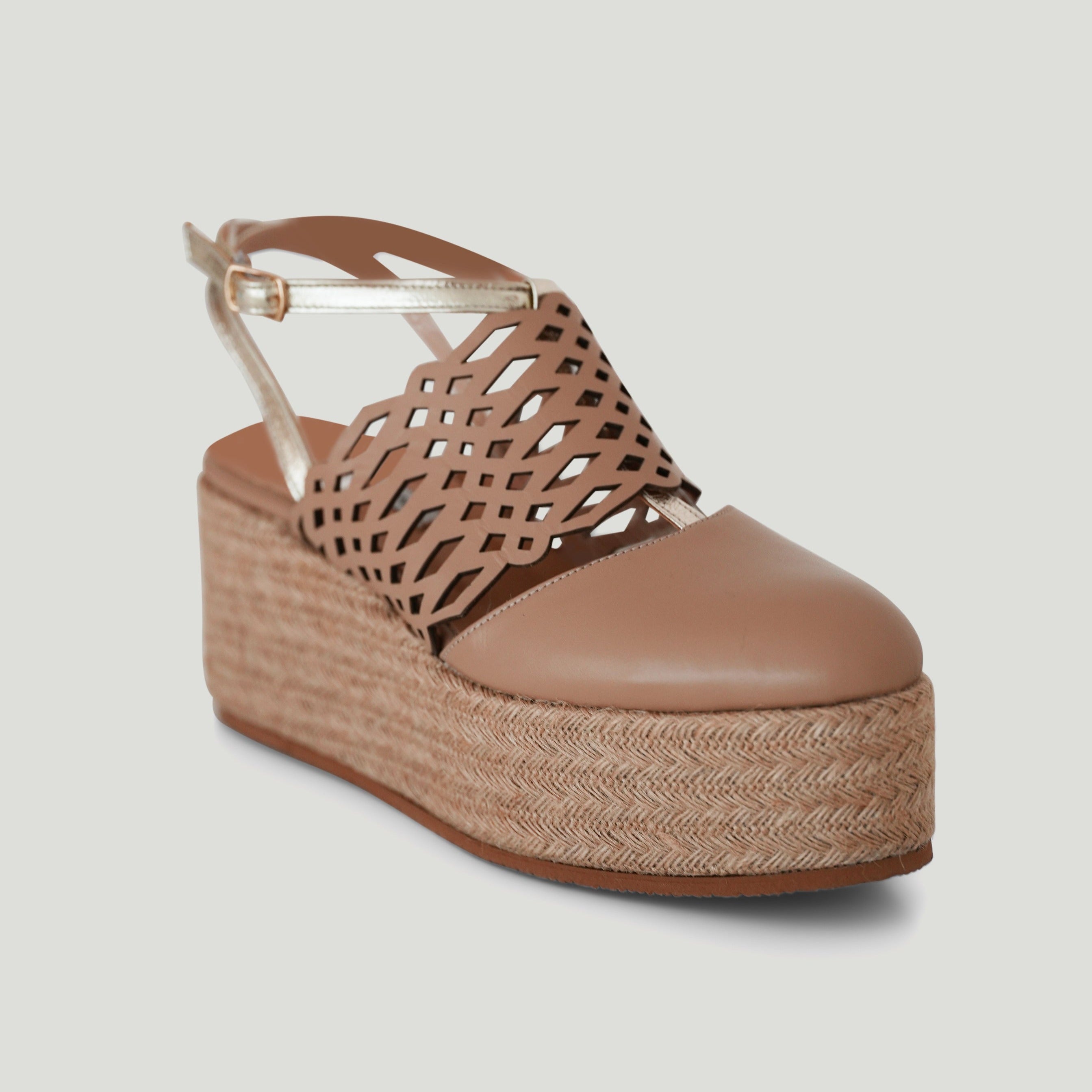 Falak beige platform - THUNA