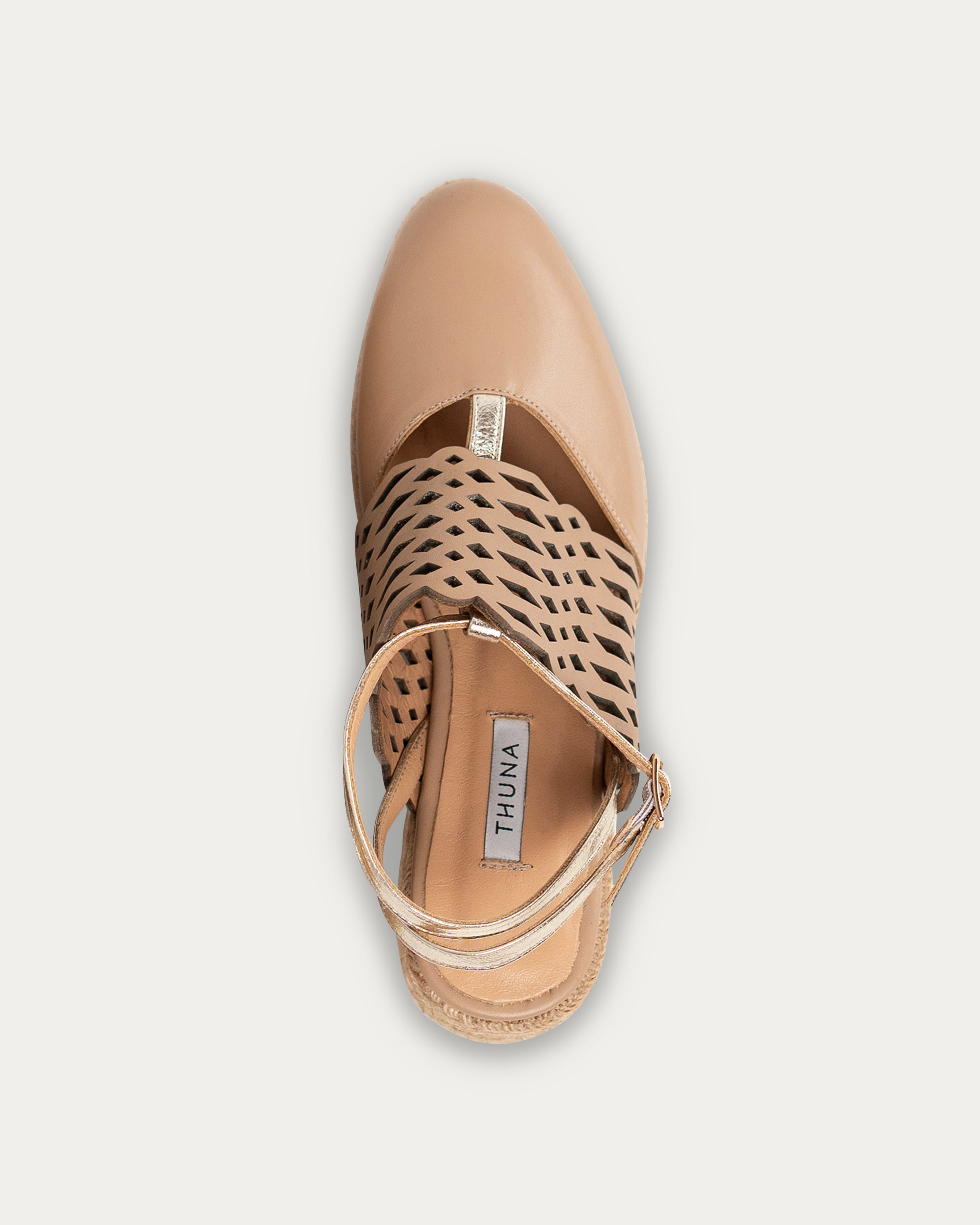 Falak beige platform - THUNA