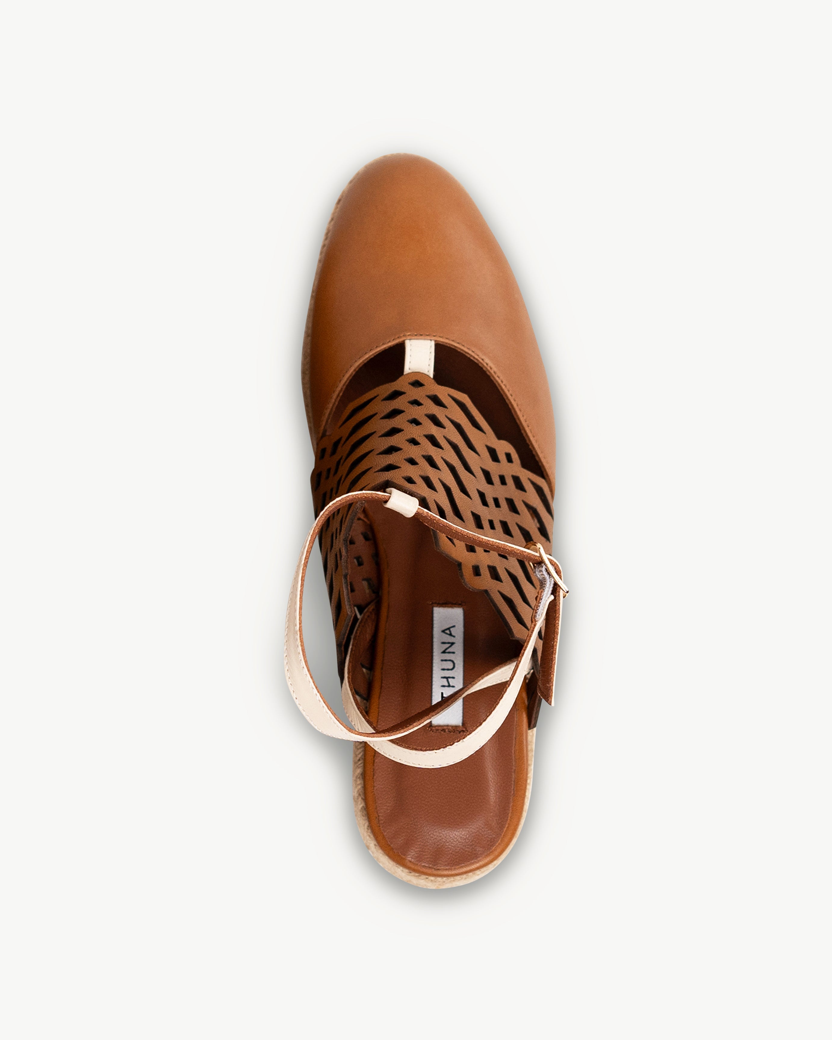 Falak brown platform - THUNA