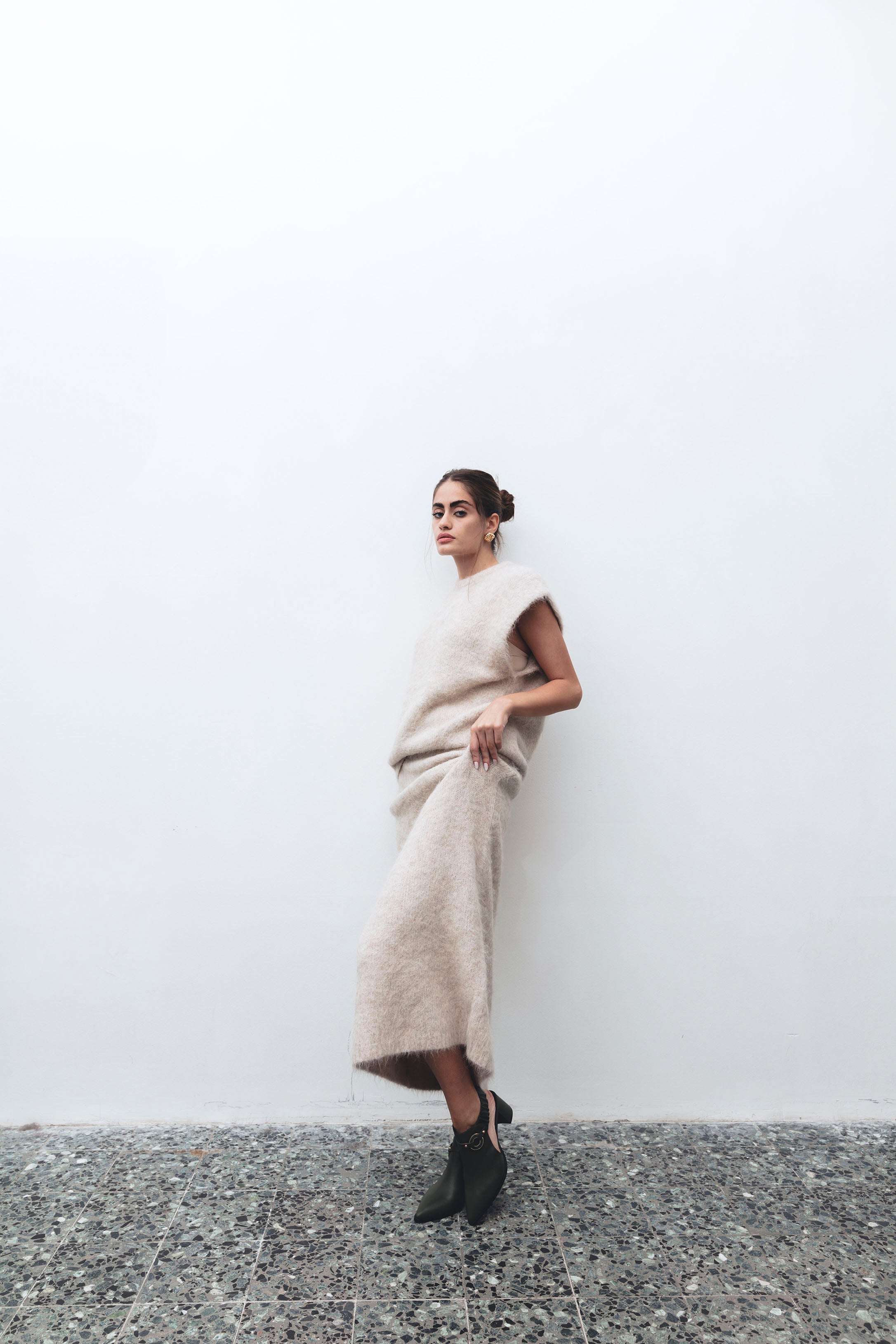 Fonda IV green heel - THUNA