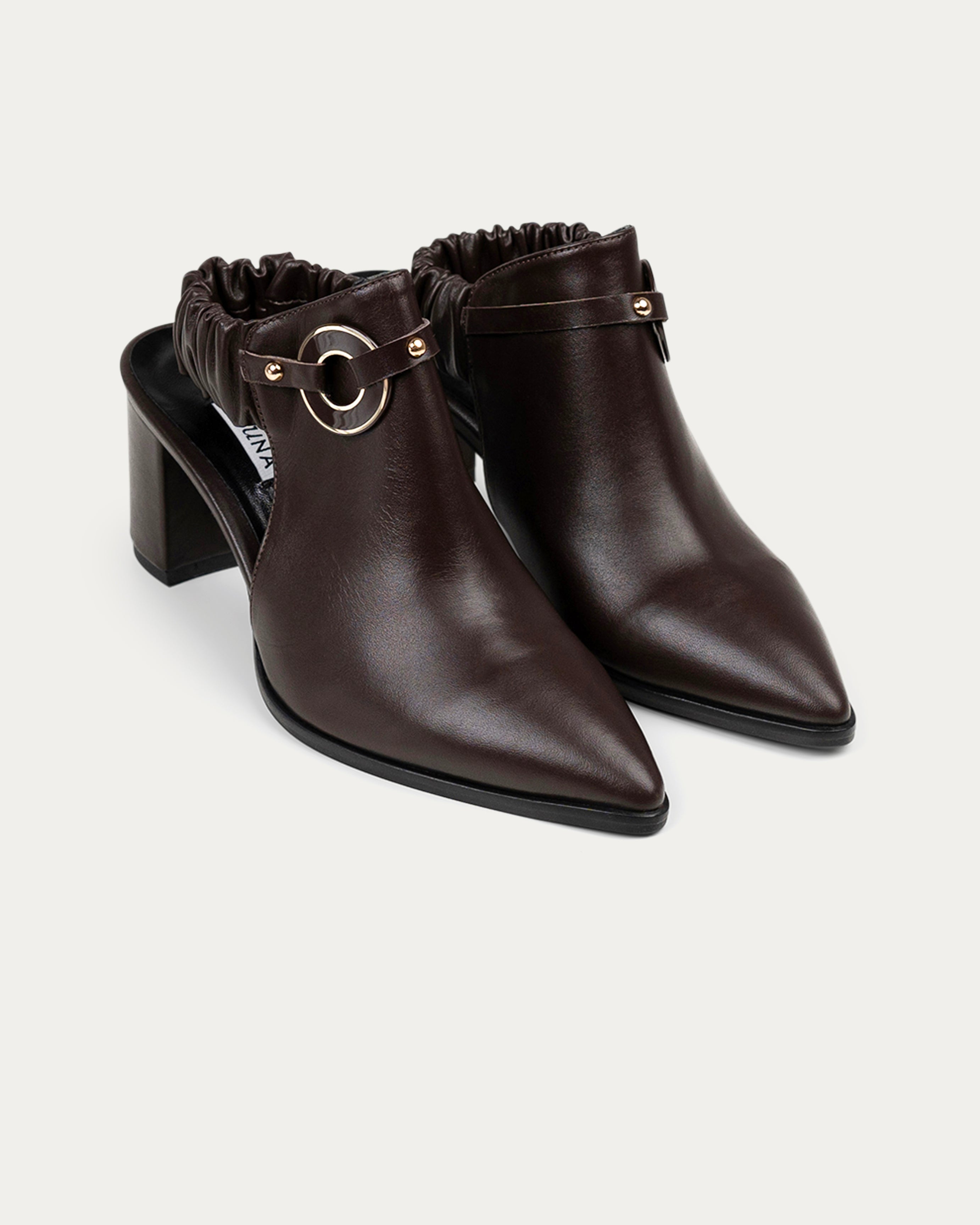 Fonda IV brown heel - THUNA