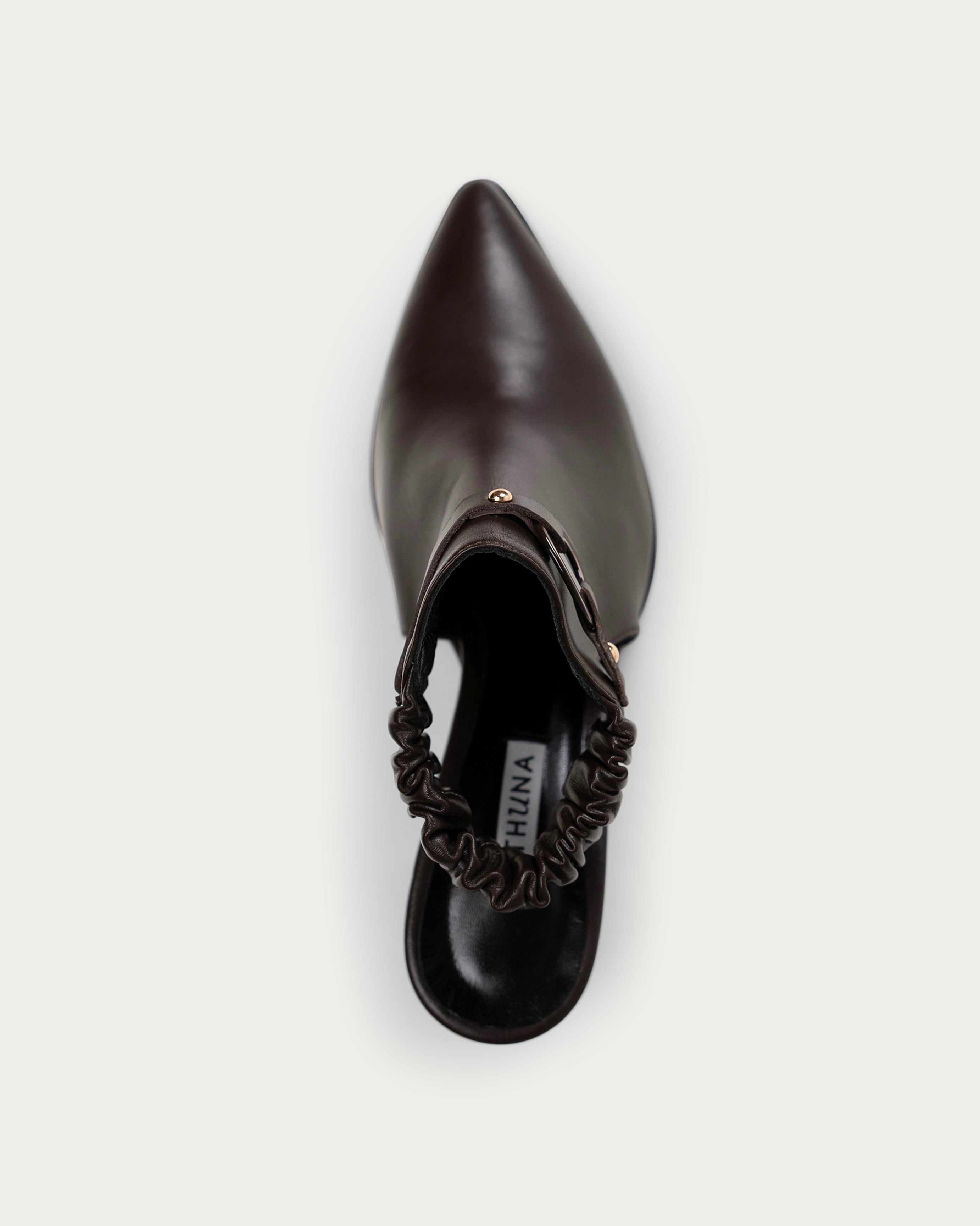 Fonda IV brown heel - THUNA