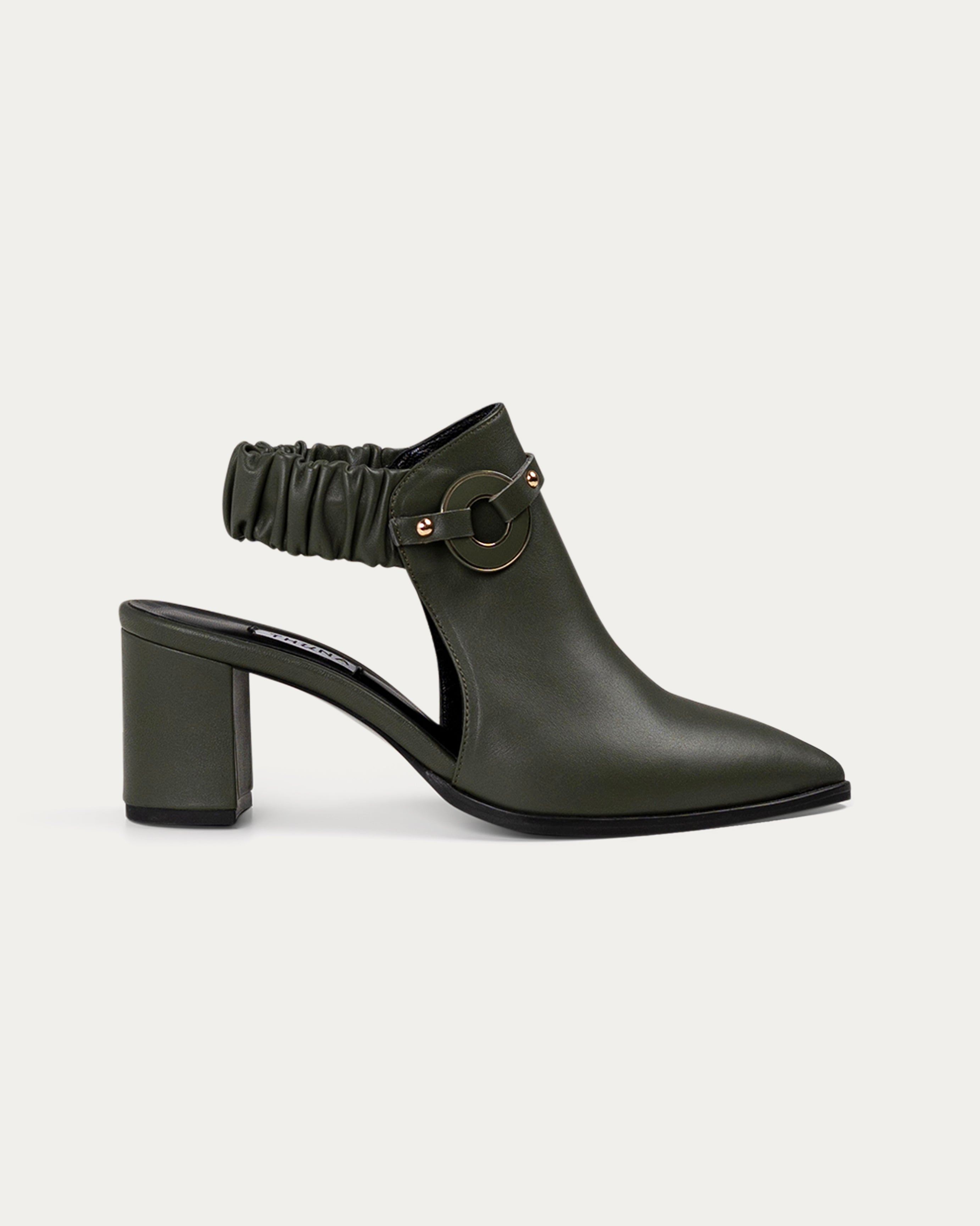 Fonda IV green heel - THUNA