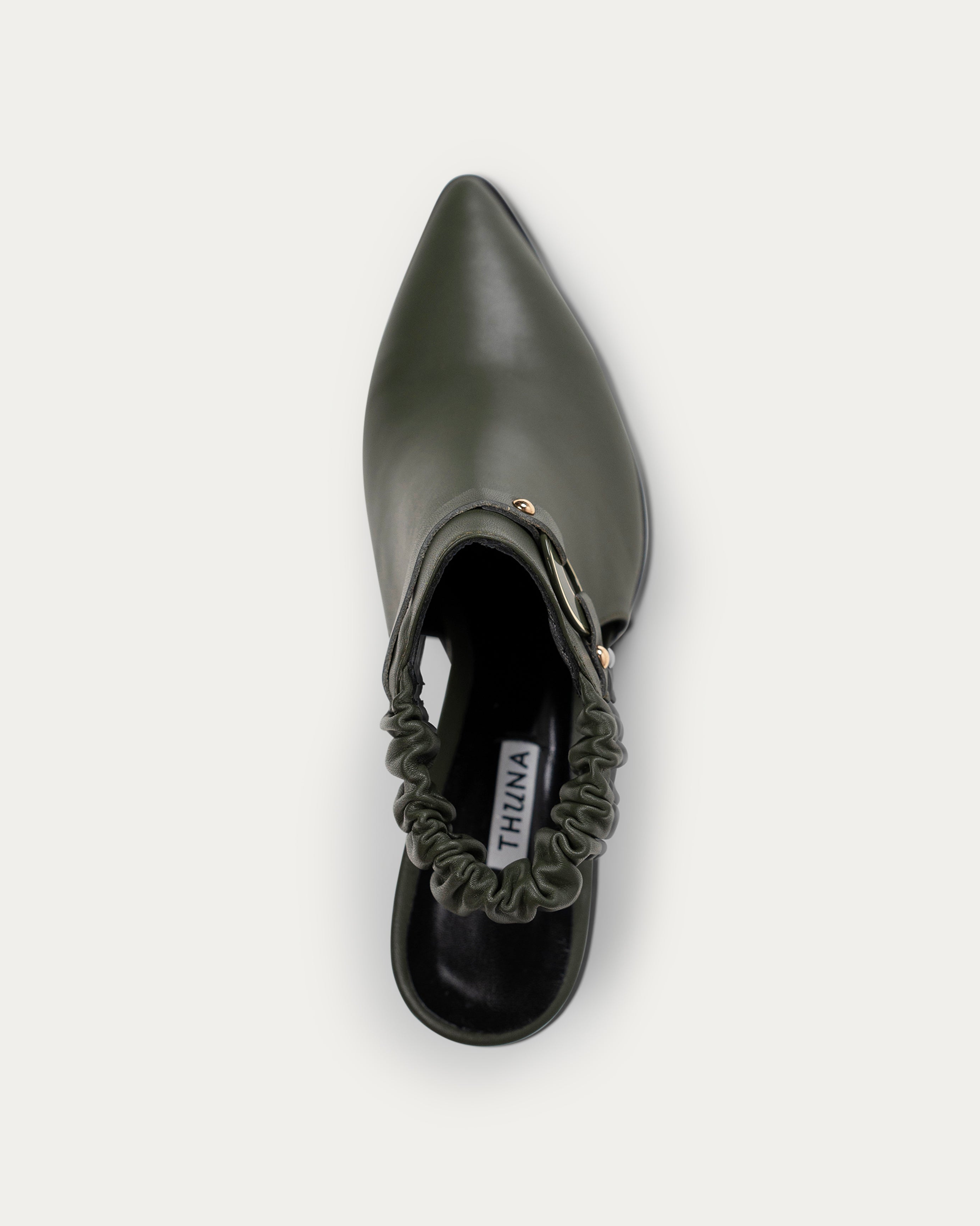 Fonda IV green heel - THUNA