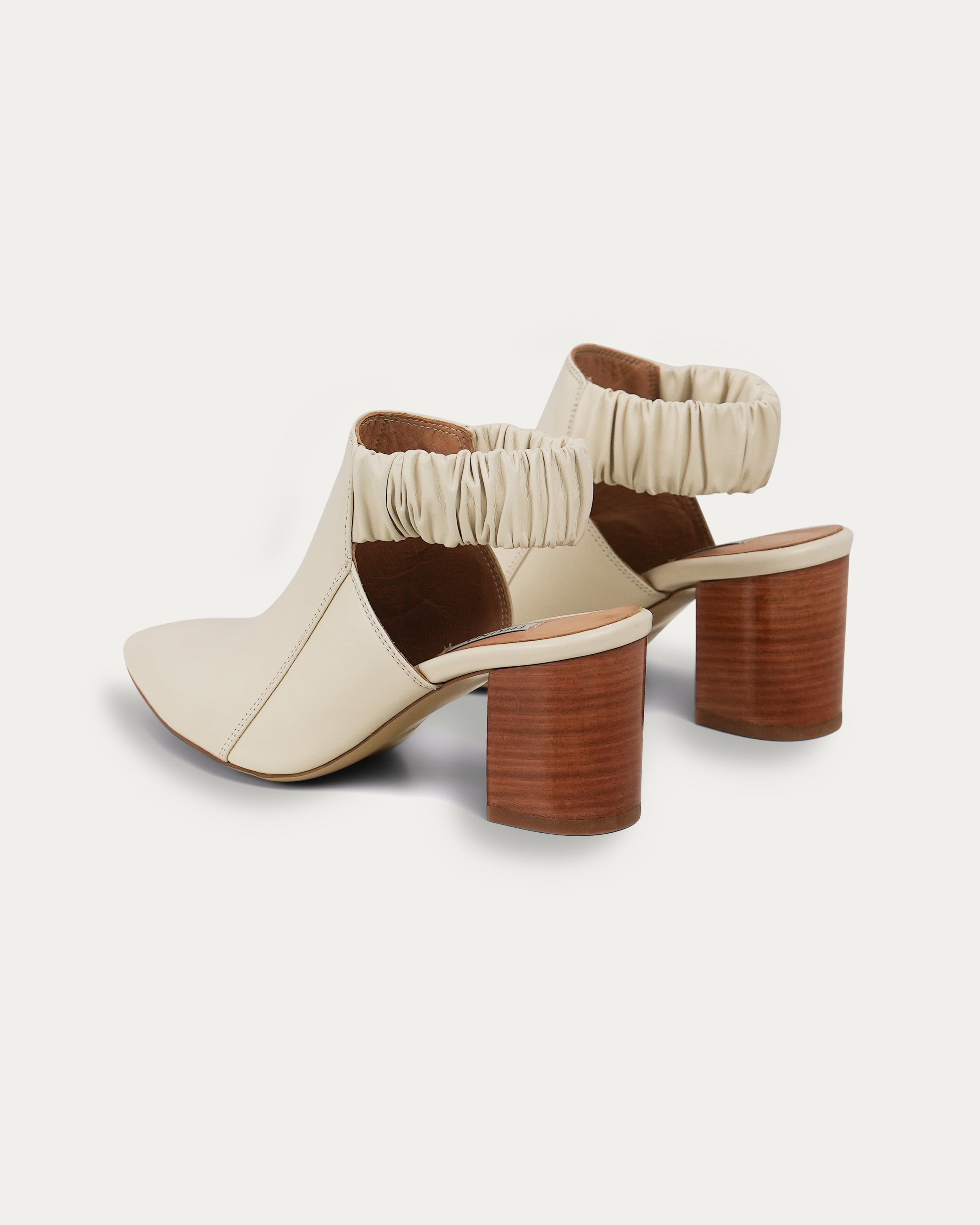 Fonda cream heel - Shoes - THUNA