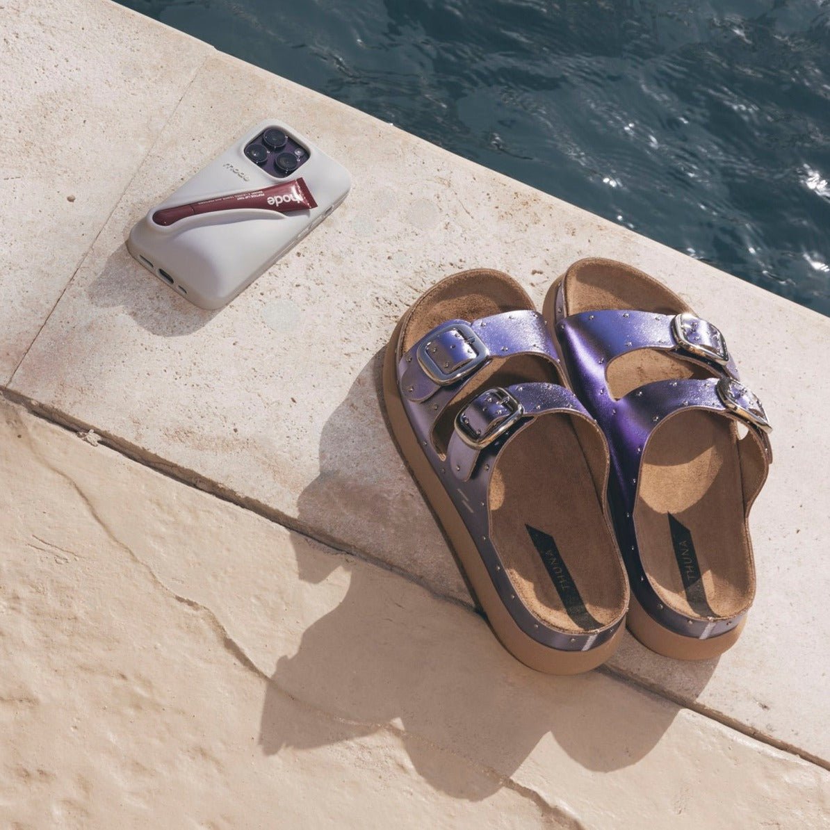 Gaia purple slipper - THUNA