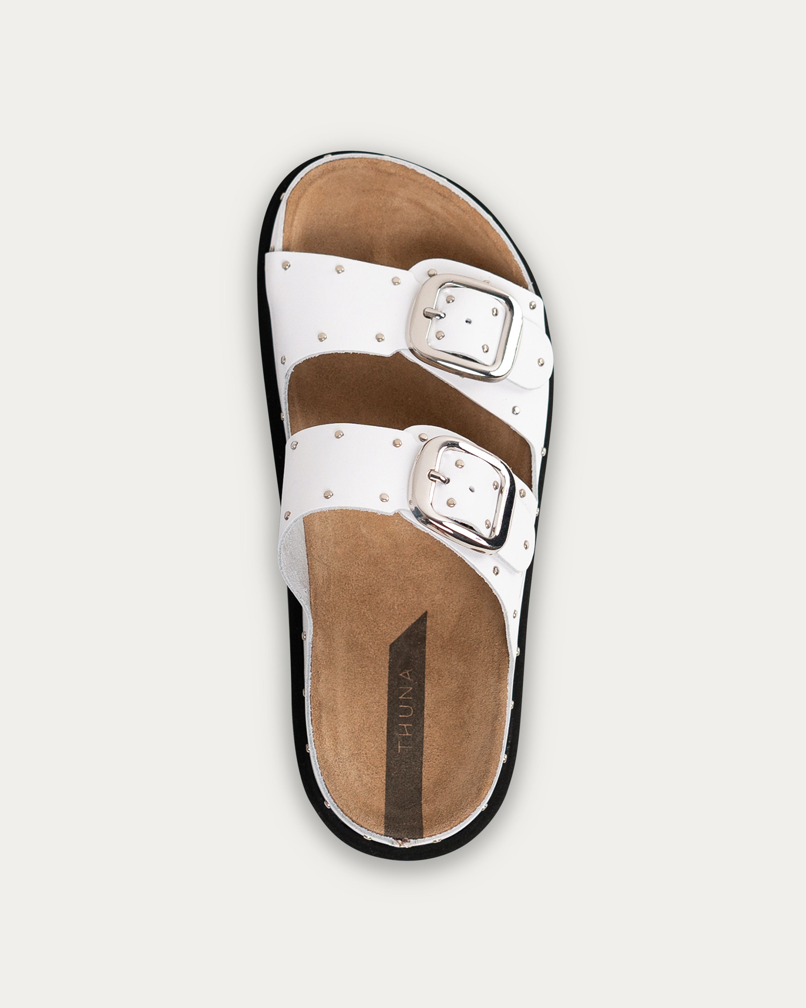 Gaia white slipper - THUNA