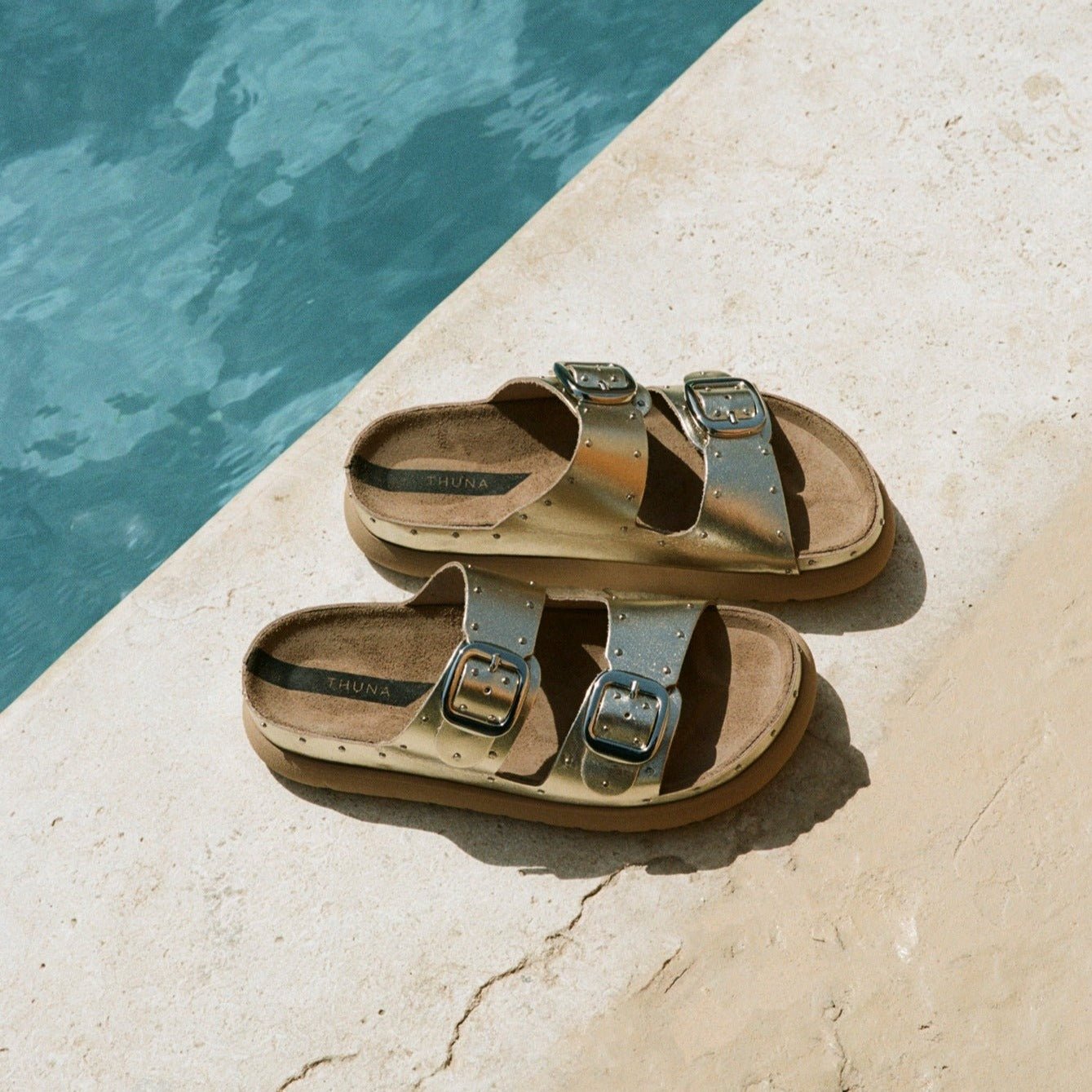 Gaia gold slipper - THUNA