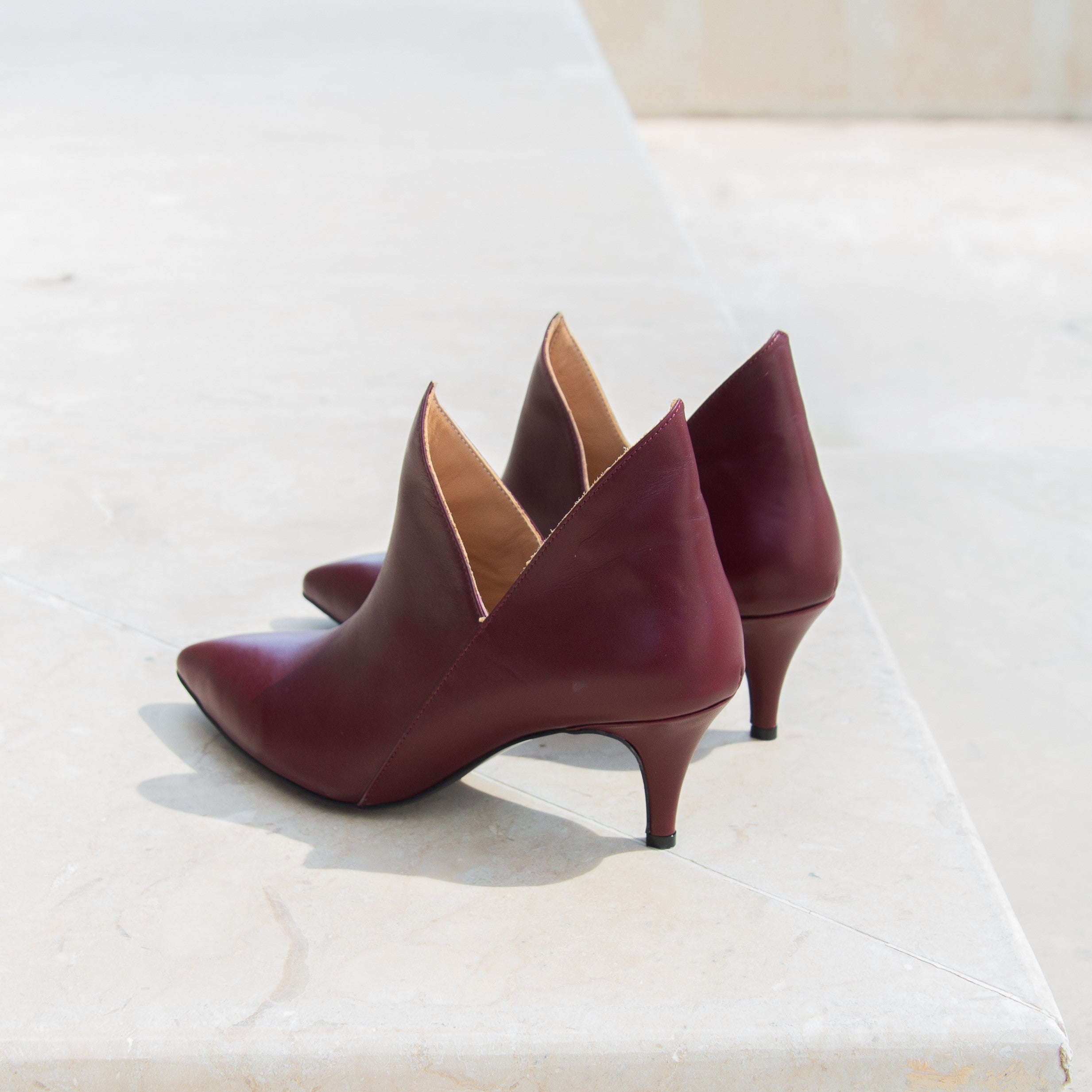 Elara bordeaux boot - THUNA