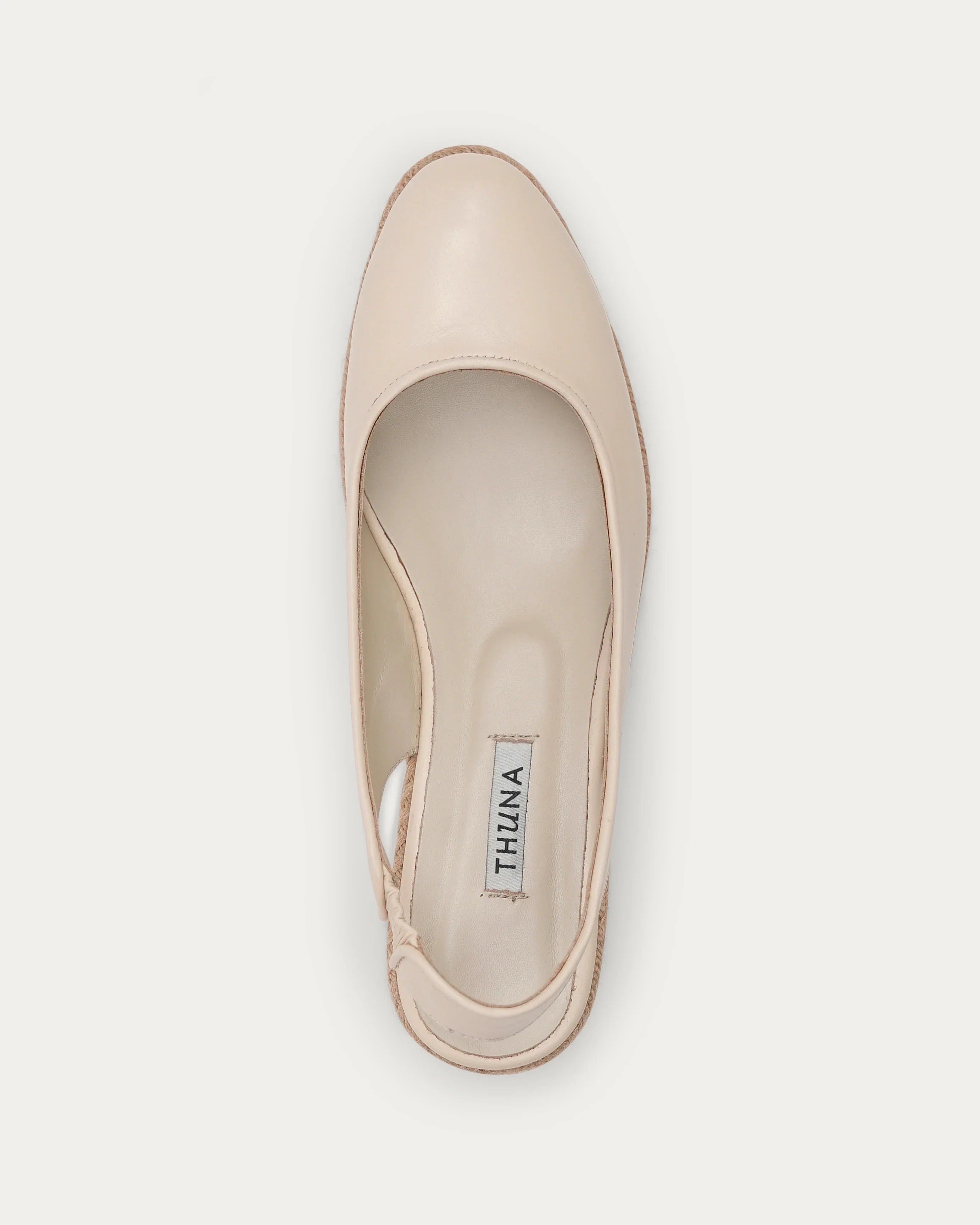 Beige platform sandal with jute wedge Kuwait leather shoes - KSA Luxury shoes - summer sandals 