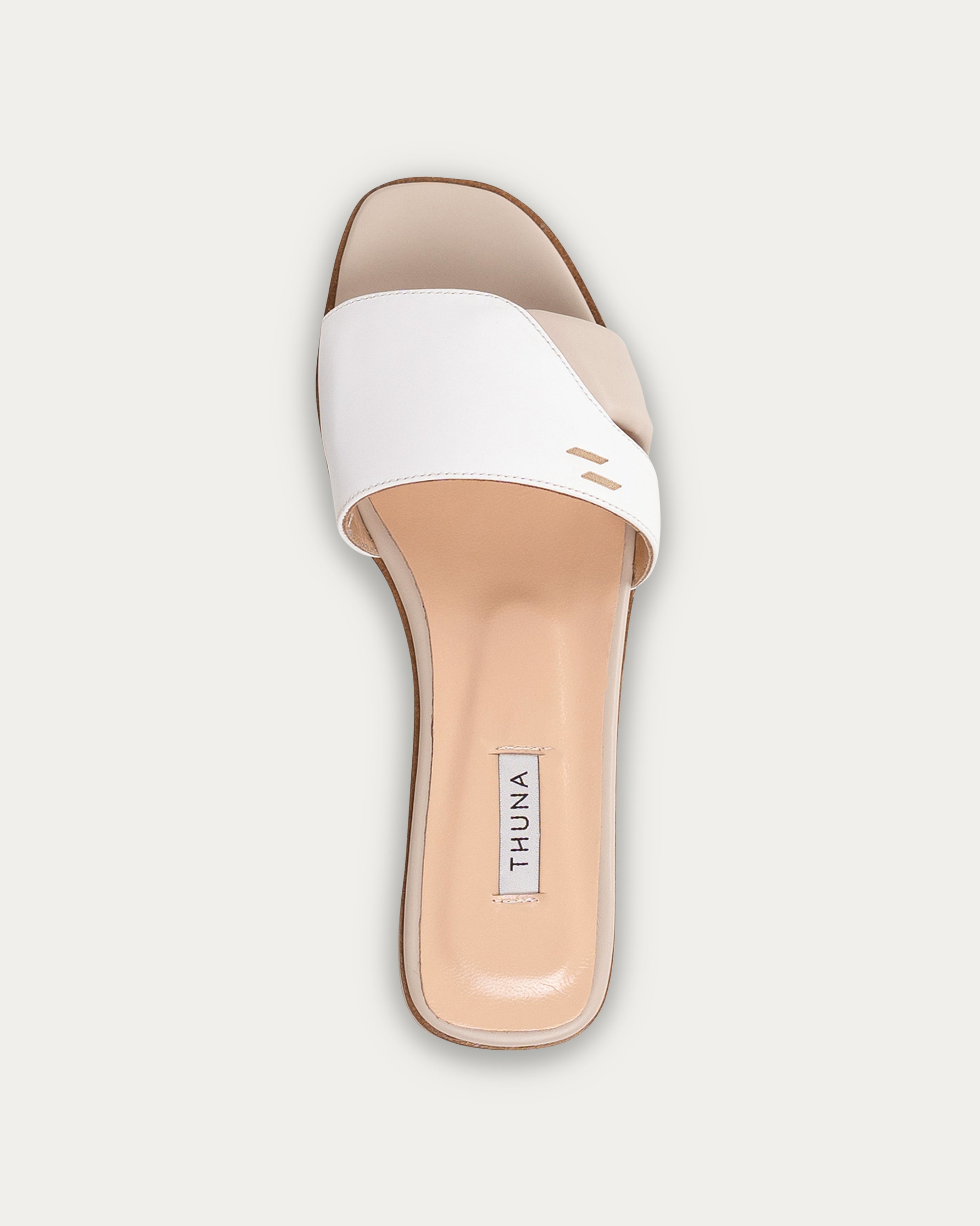 Jawana white beige slipper - THUNA