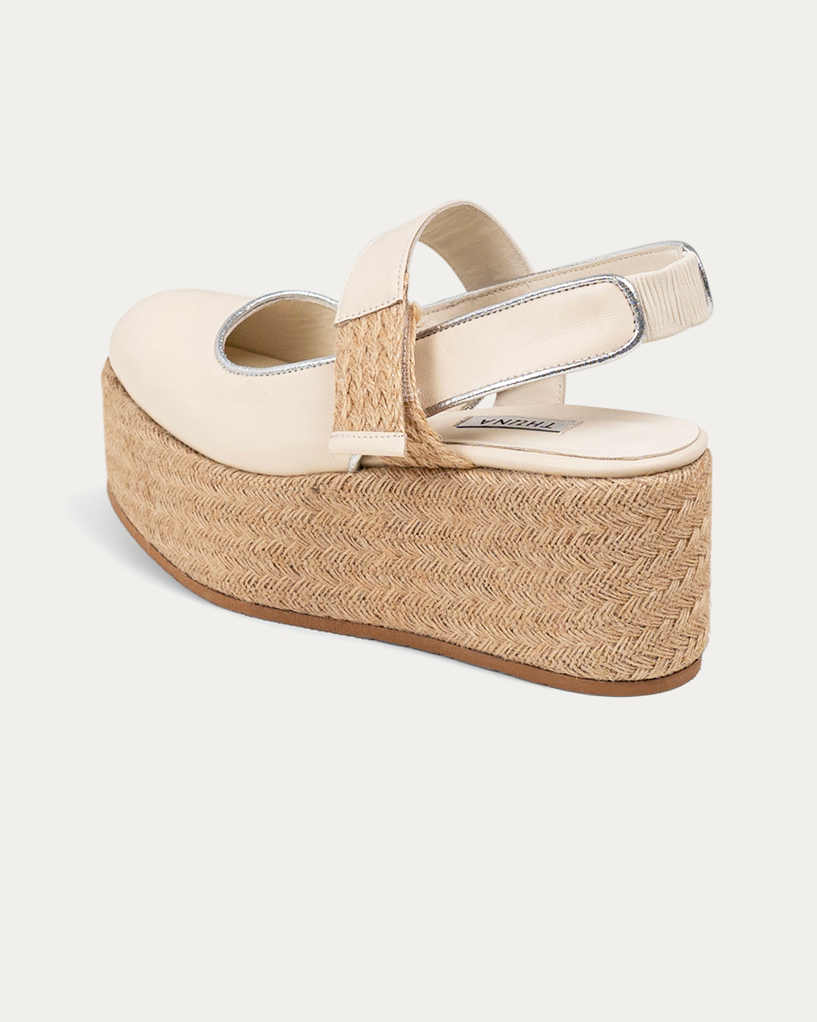 Joan cream- platform - THUNA - Kuwait - shoes