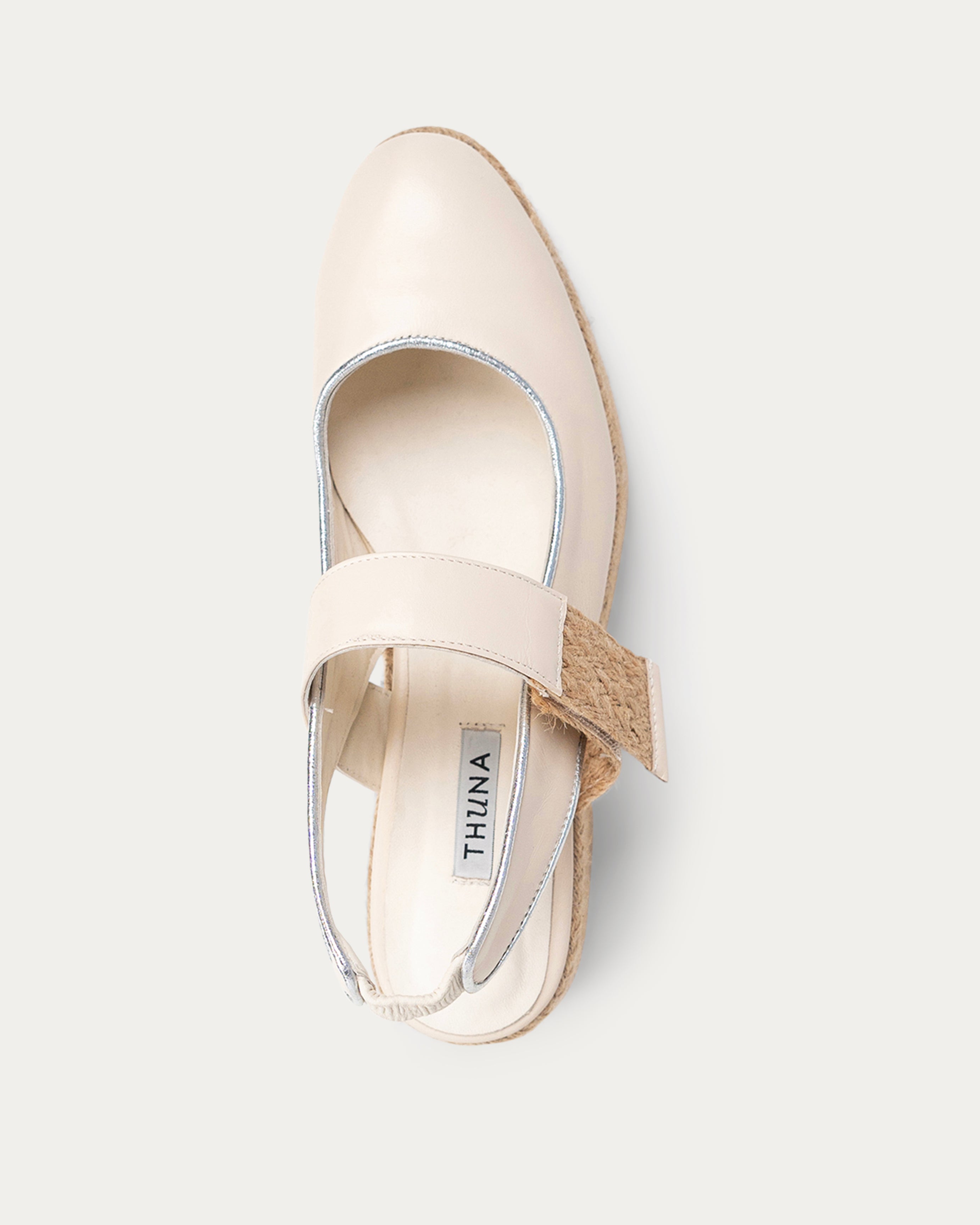 Joan cream- platform - THUNA - Kuwait - shoes