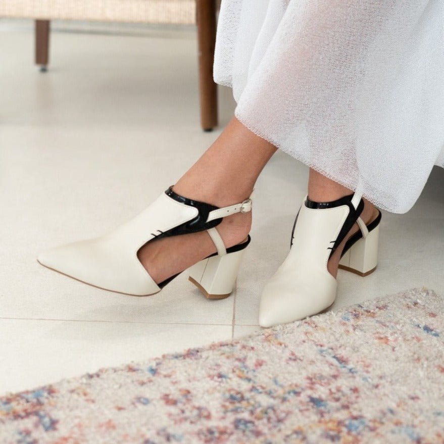 Kadi cream heel - THUNA