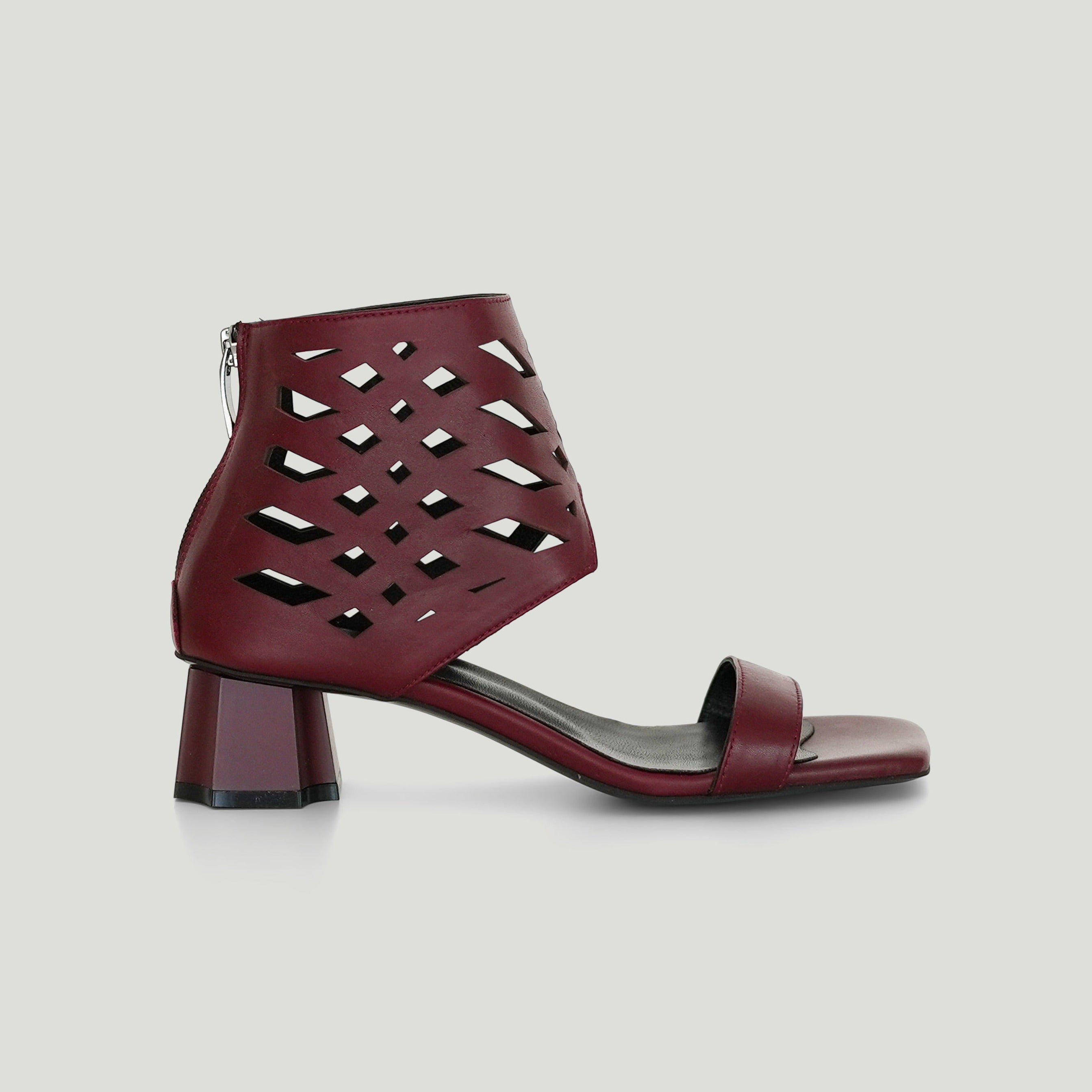 Kaya bordeaux sandal - THUNA