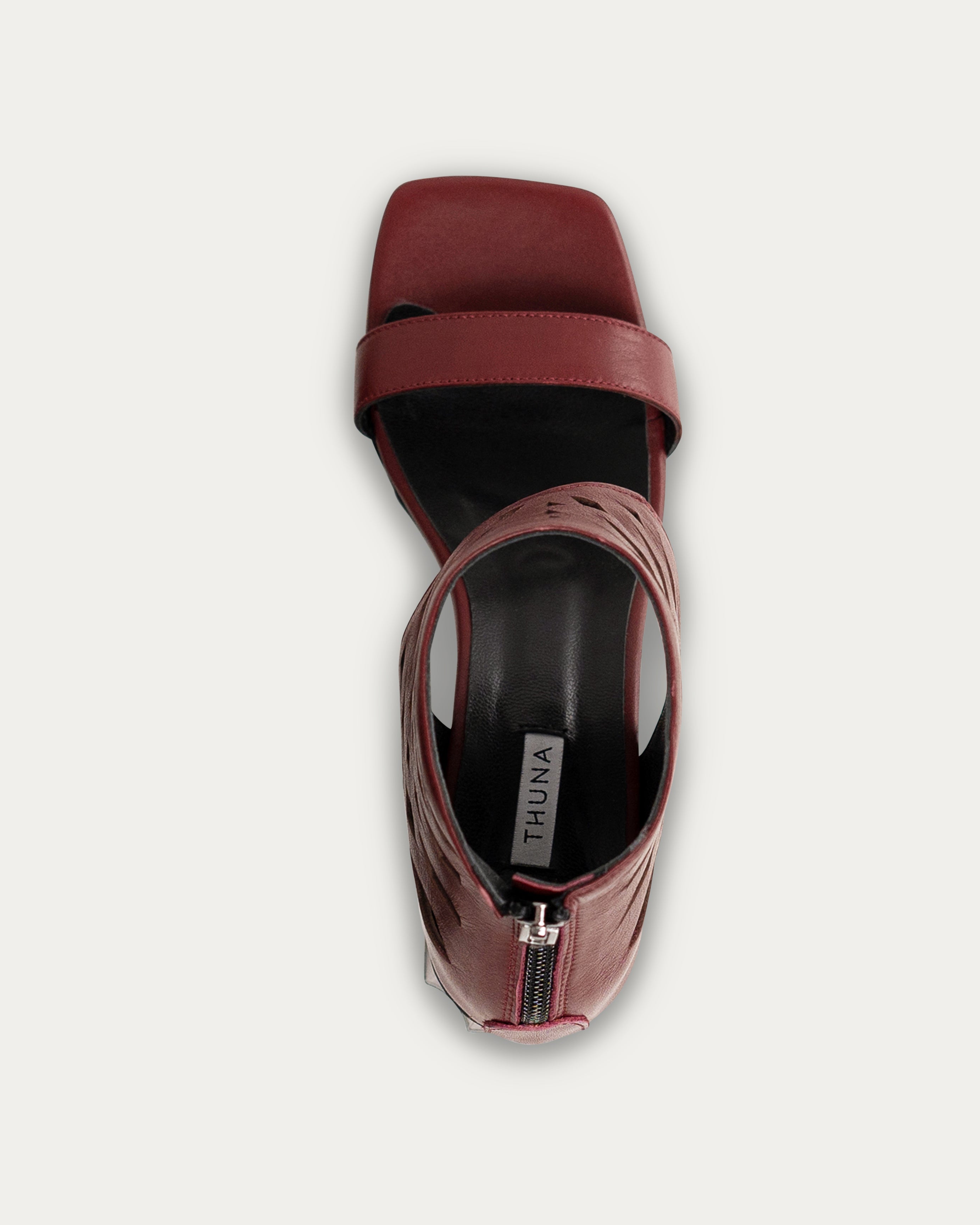 Kaya bordeaux sandal - THUNA