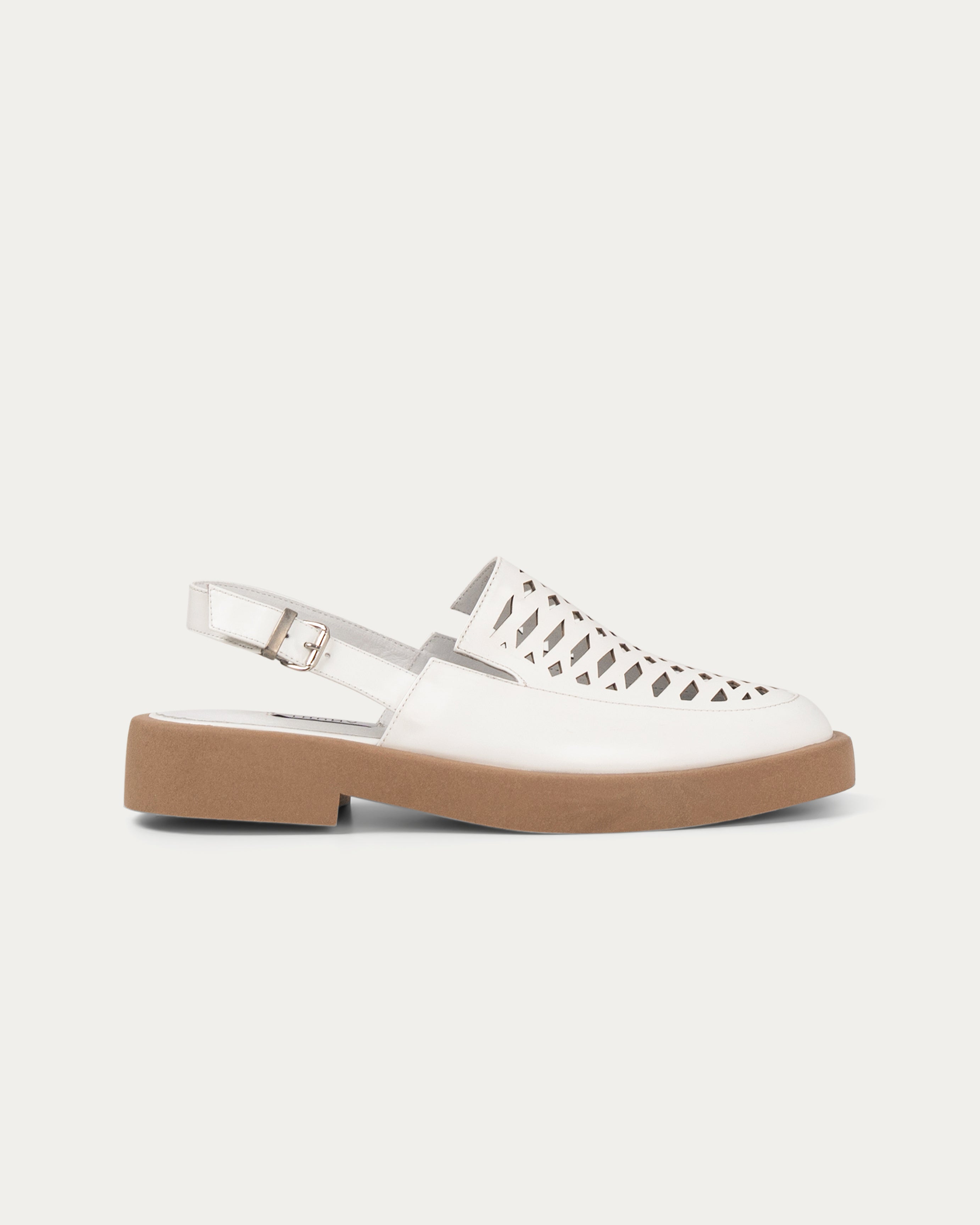 Kyla white sandal - THUNA