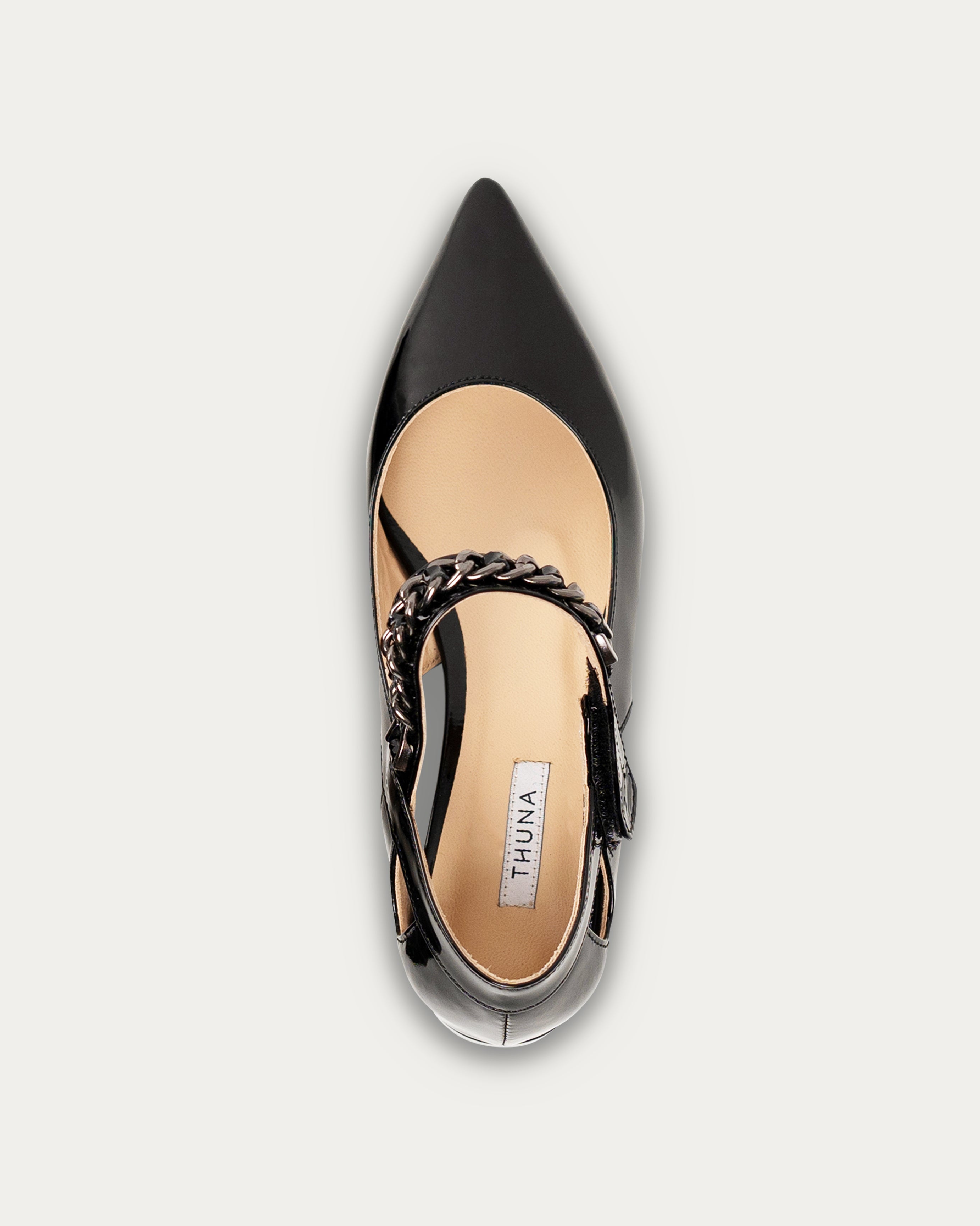 Leem black sandal - THUNA