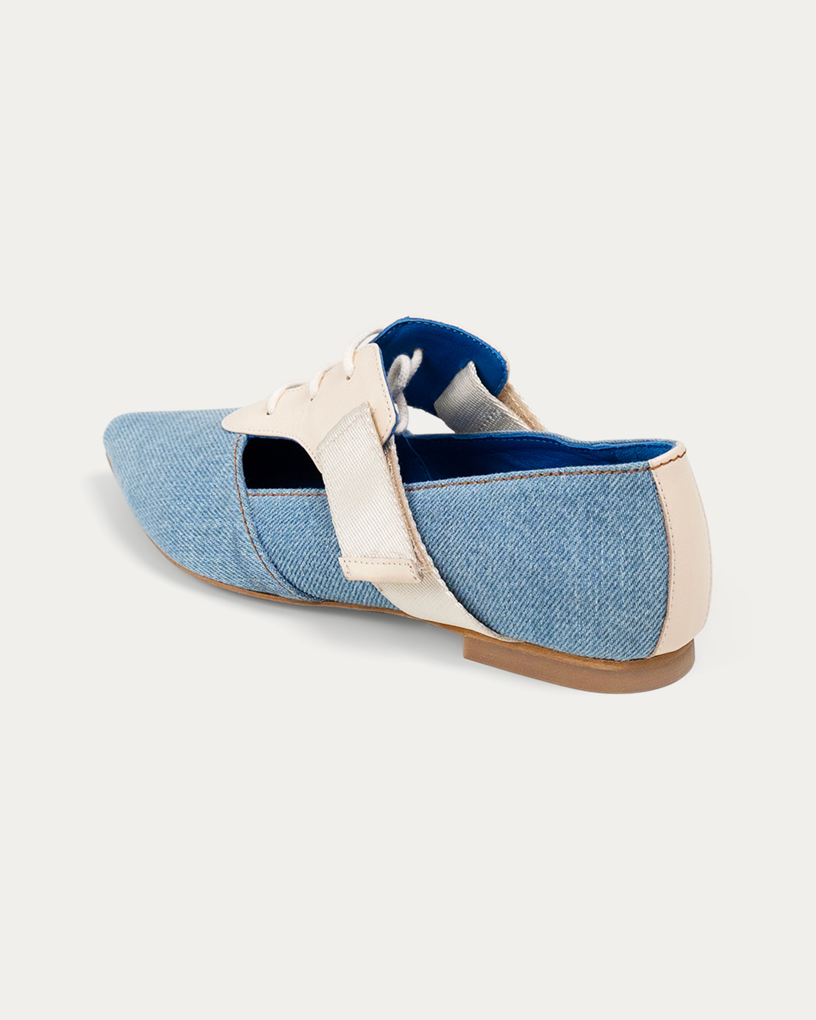 Lucia denim- loafer - THUNA - Kuwait - shoes
