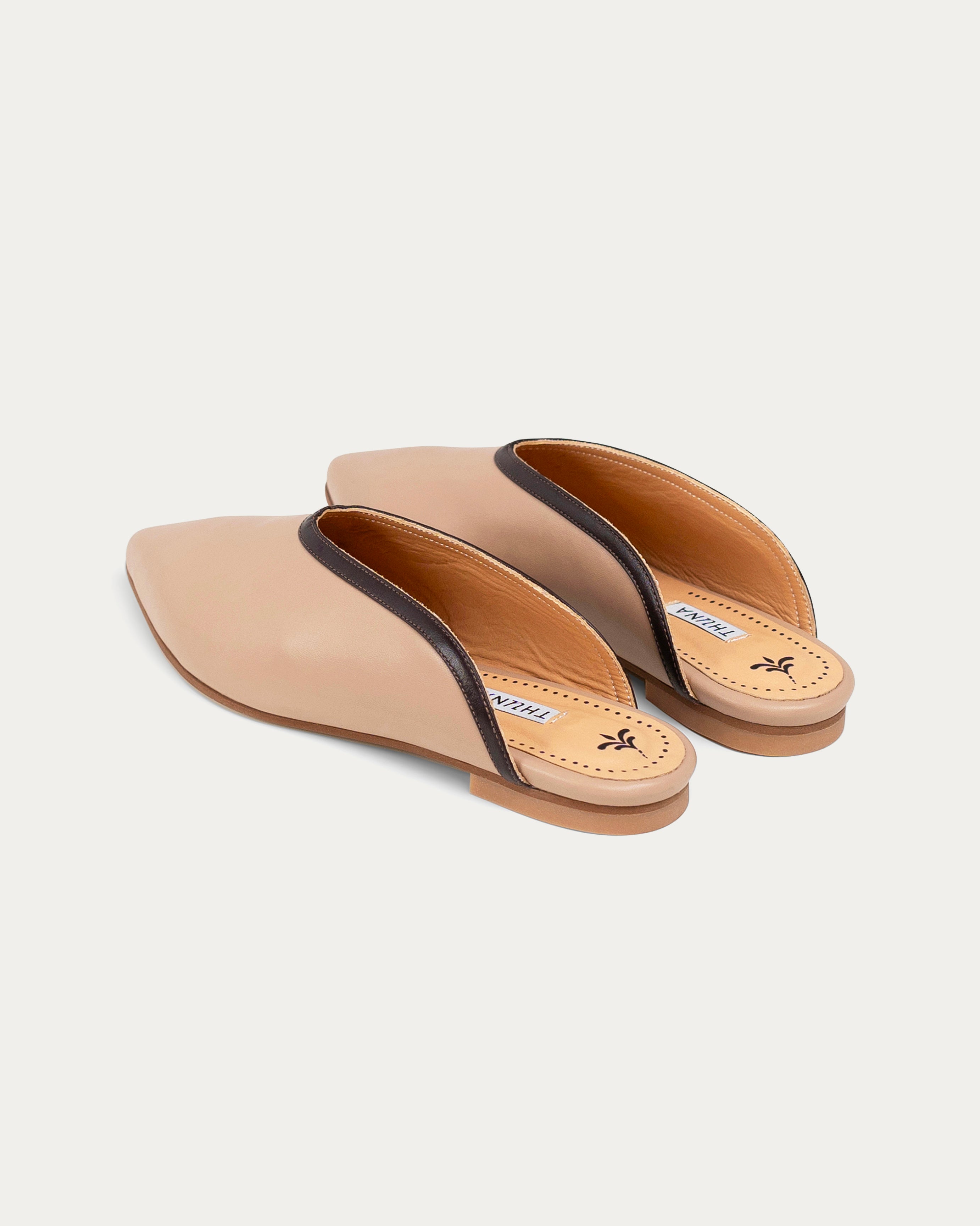 Maive beige mule - mule - THUNA