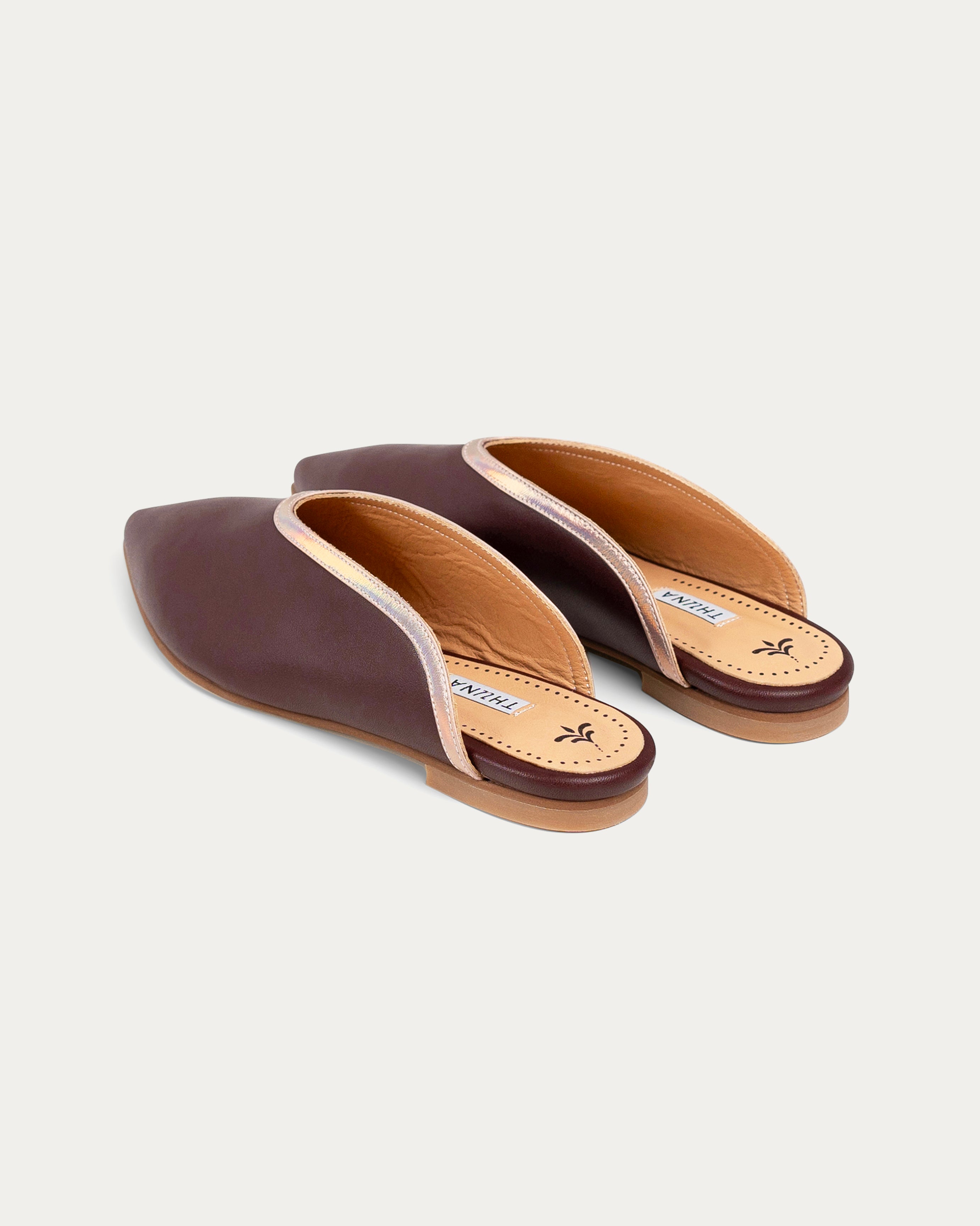 Maive bordeaux mule - mule - THUNA