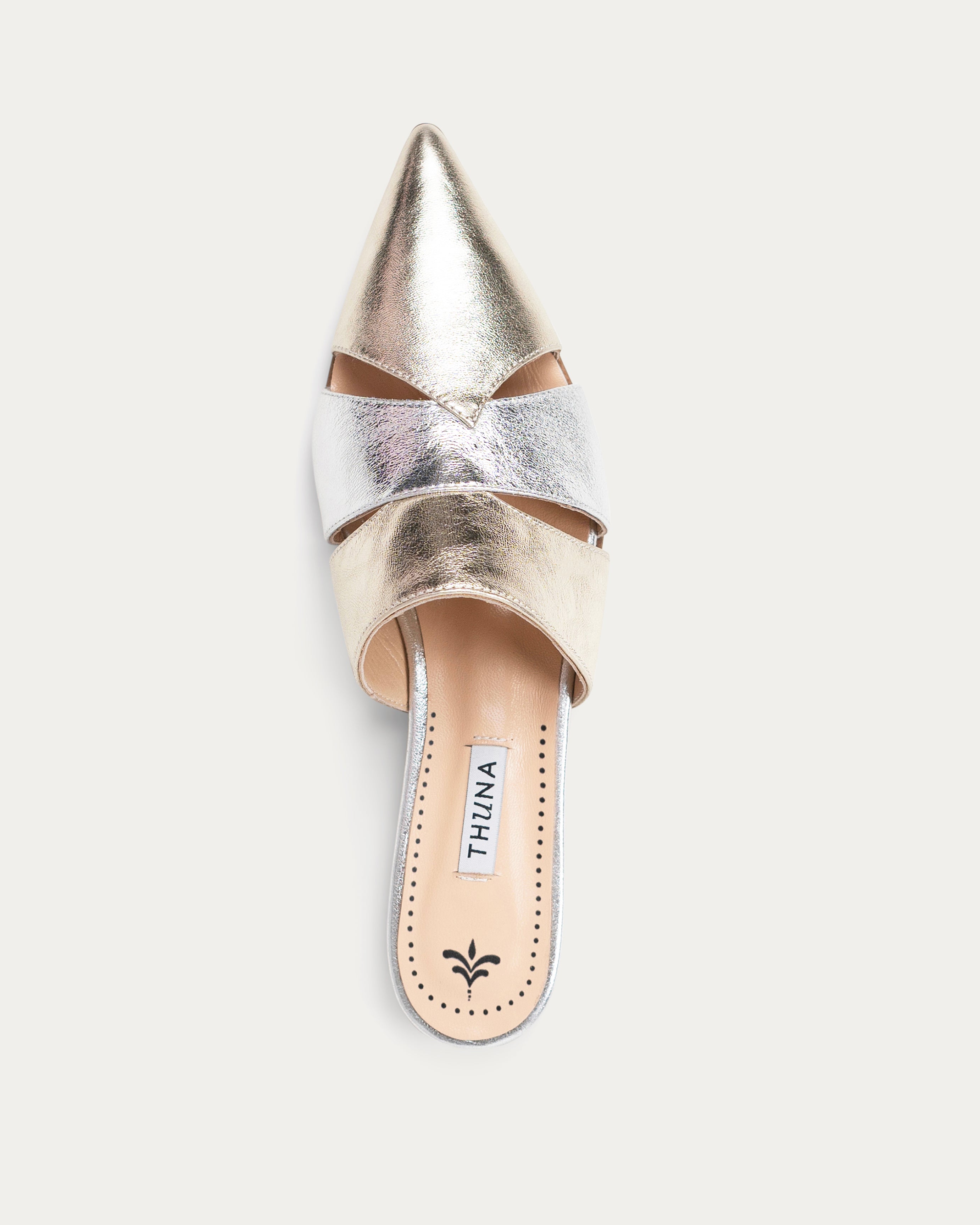 Miraj gold mule - mule - THUNA