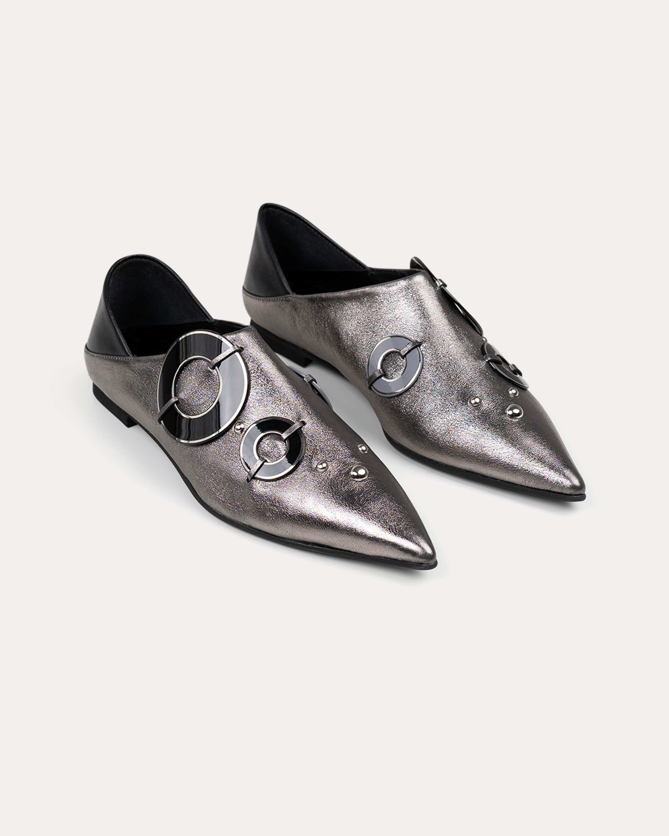 Mawj silver loafer - THUNA
