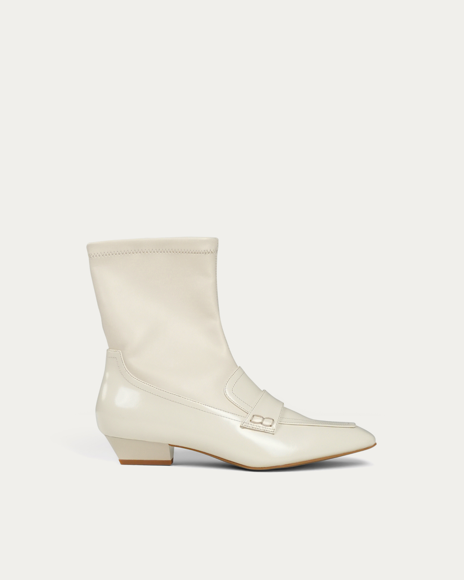 Mercury cream ankle boot