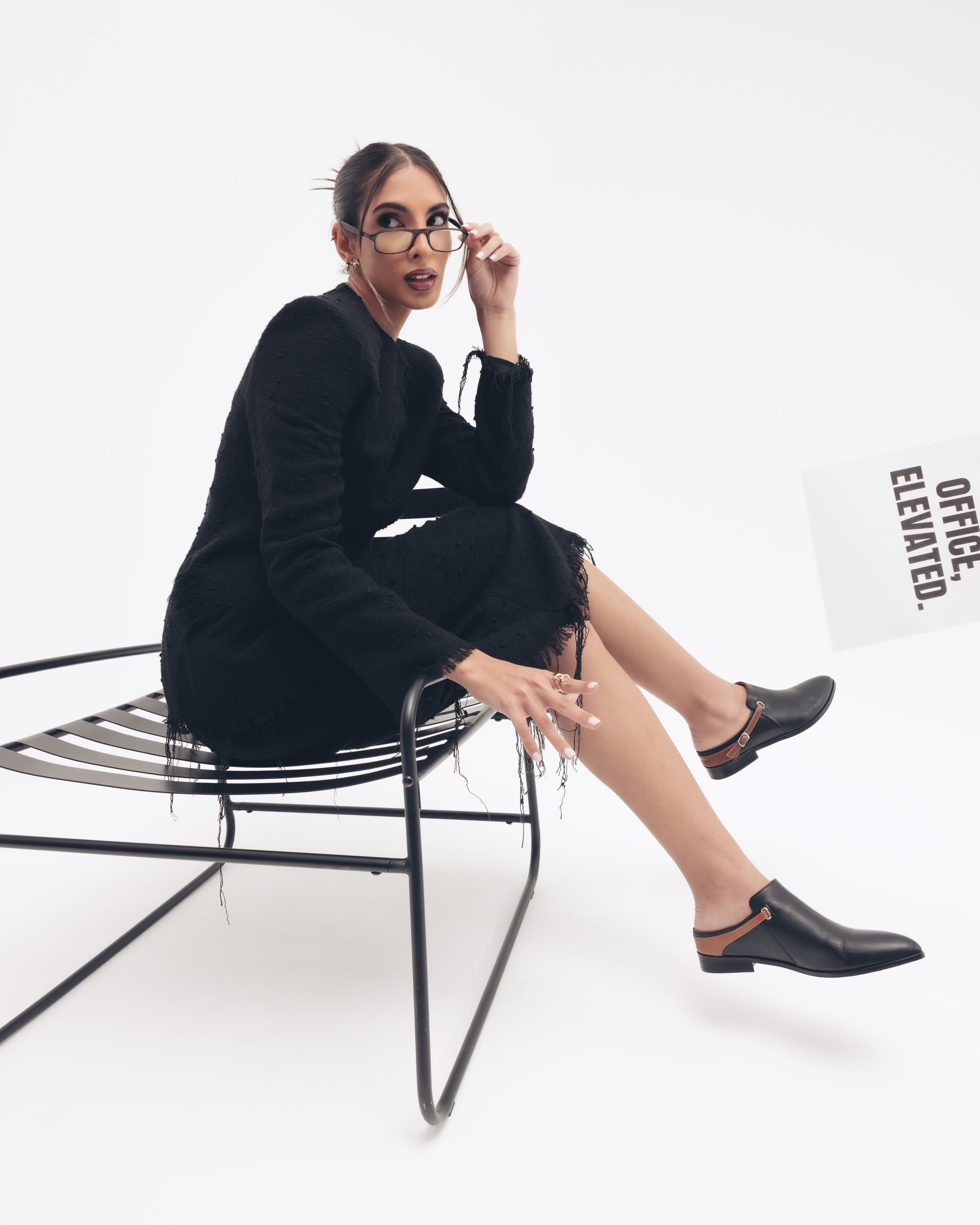 Mira black mule - Kuwait shoes