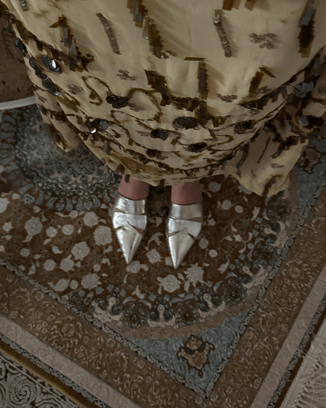 Miraj gold mule - mule - THUNA