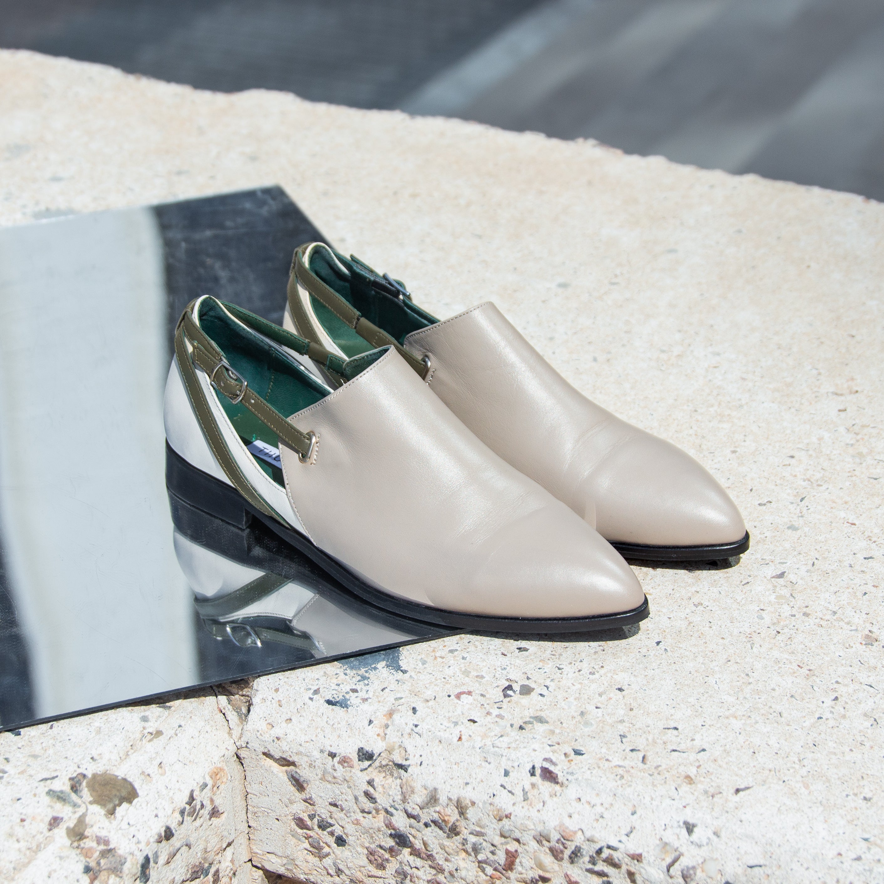 Miray cream loafer - THUNA - Shoes - Kuwait - Saudi Arabia 