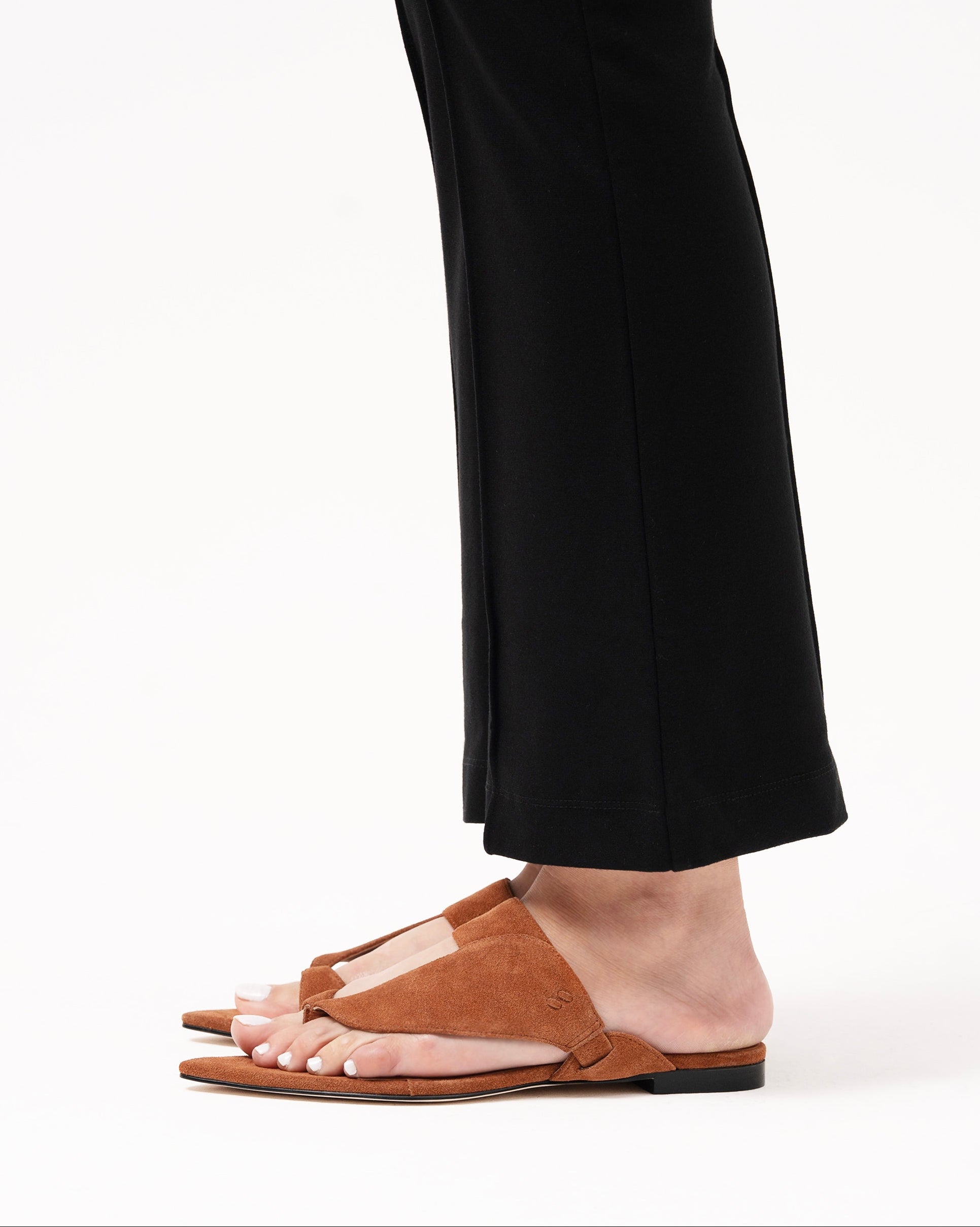 Naya tan suede slipper
