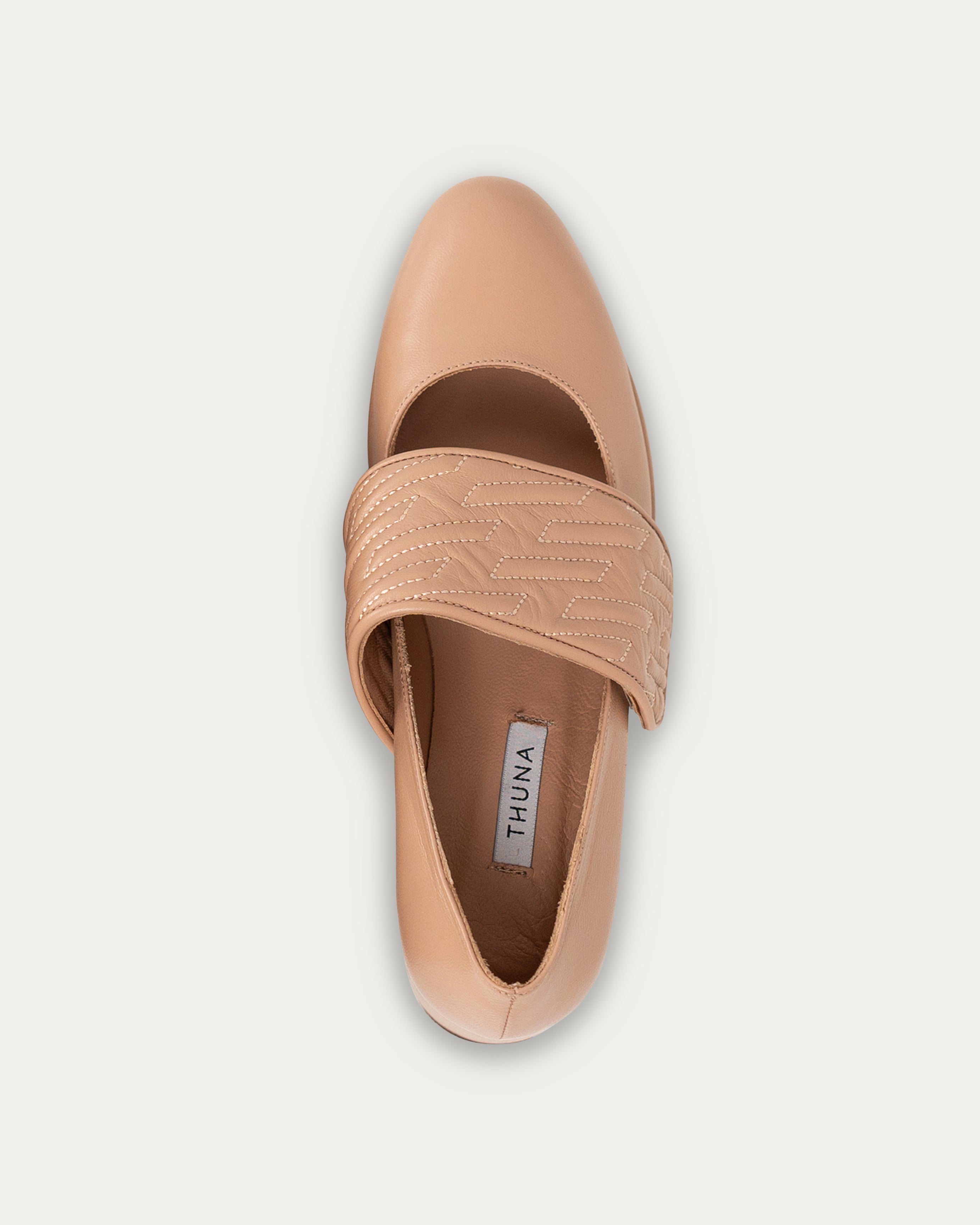 Nayla beige platform - THUNA